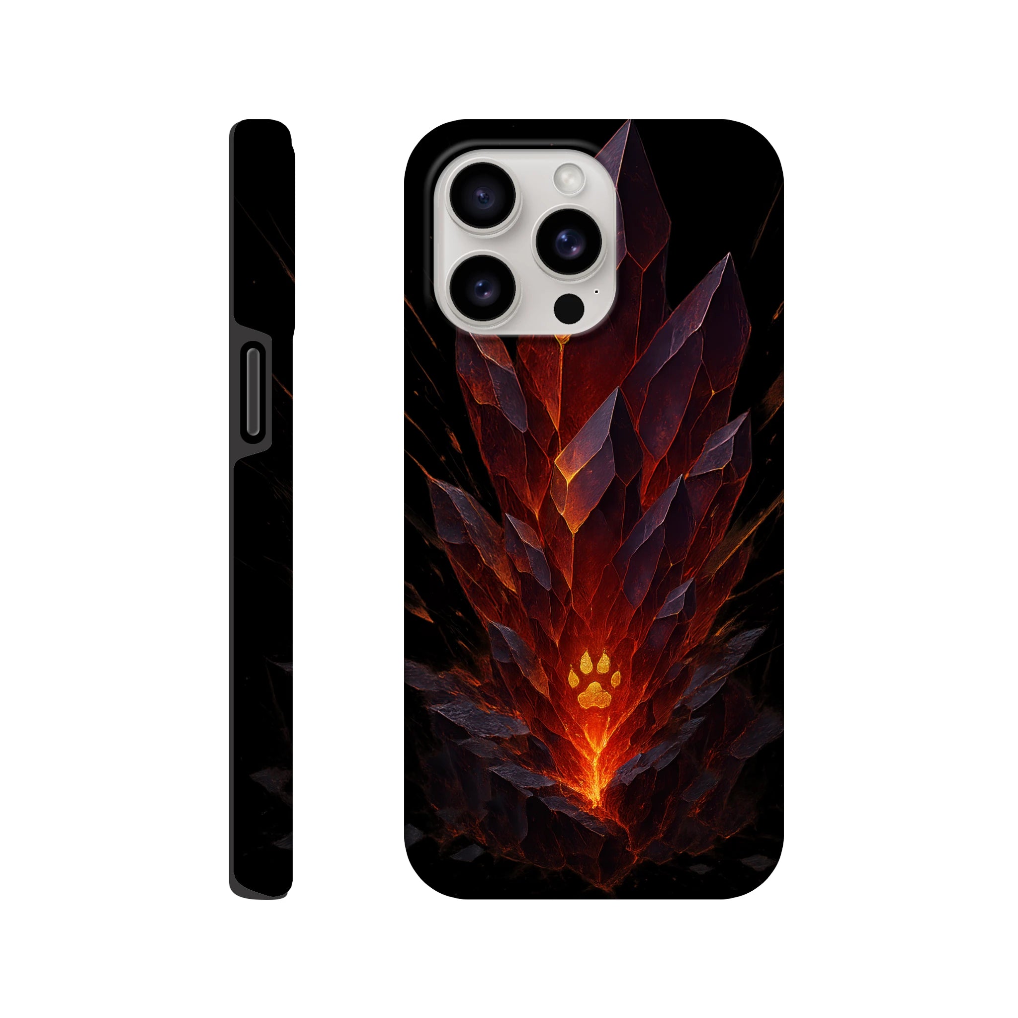 Crimson Core iPhone Hard Case, iPhone 15 Pro-max