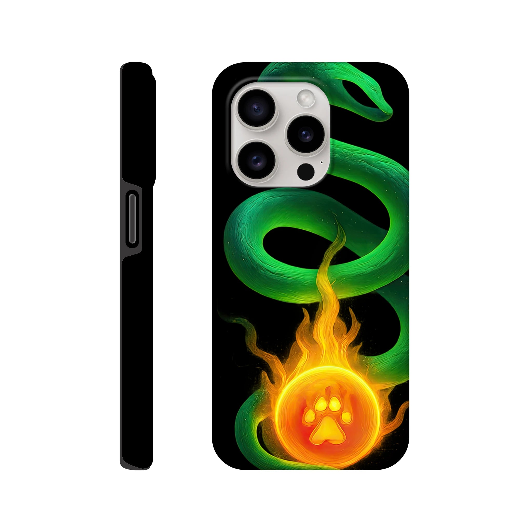 Serpent Light iPhone Hard Case, iPhone 15 Pro