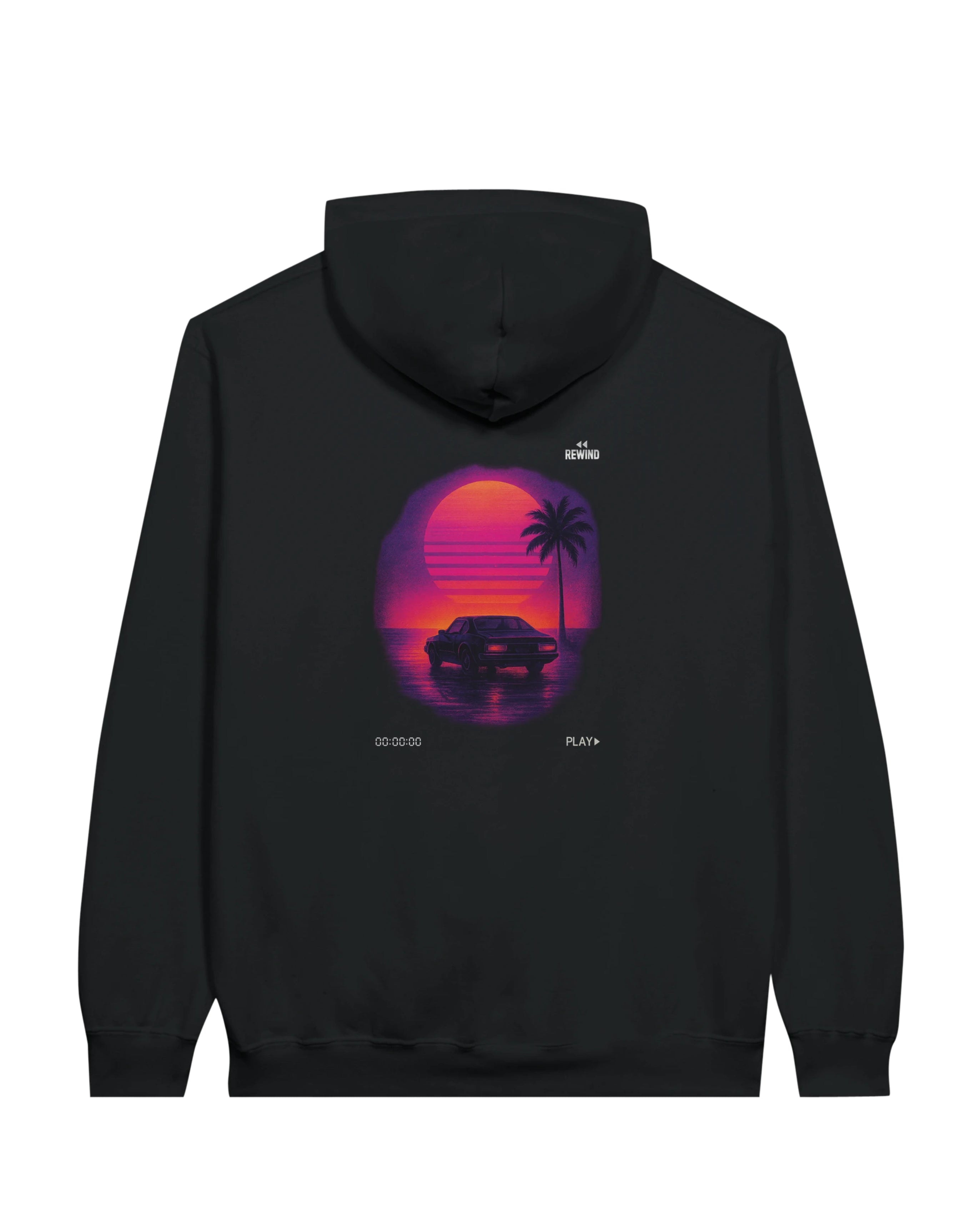Analog Sunset Hoodie, back view