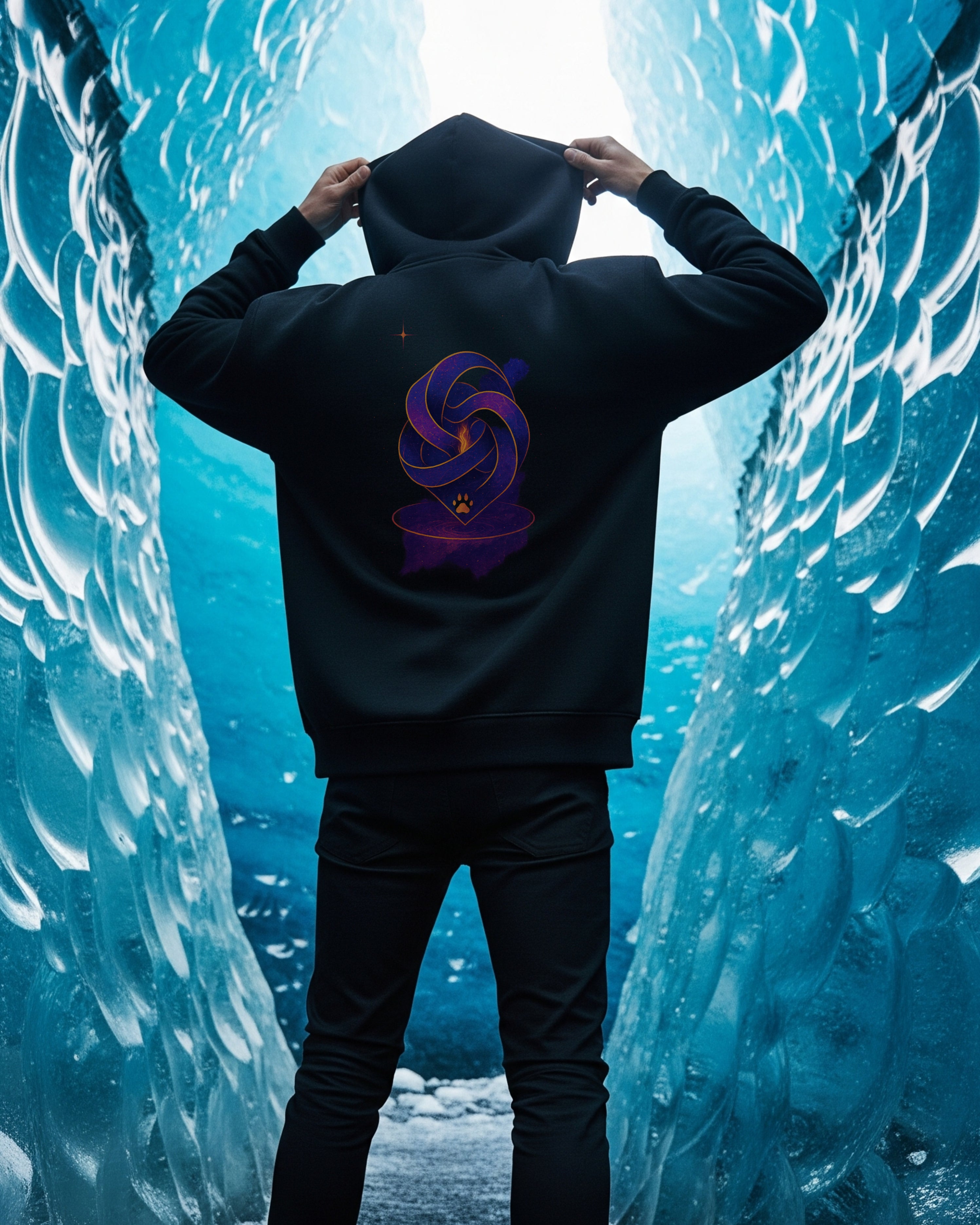 Ascension Hoodie, male model view