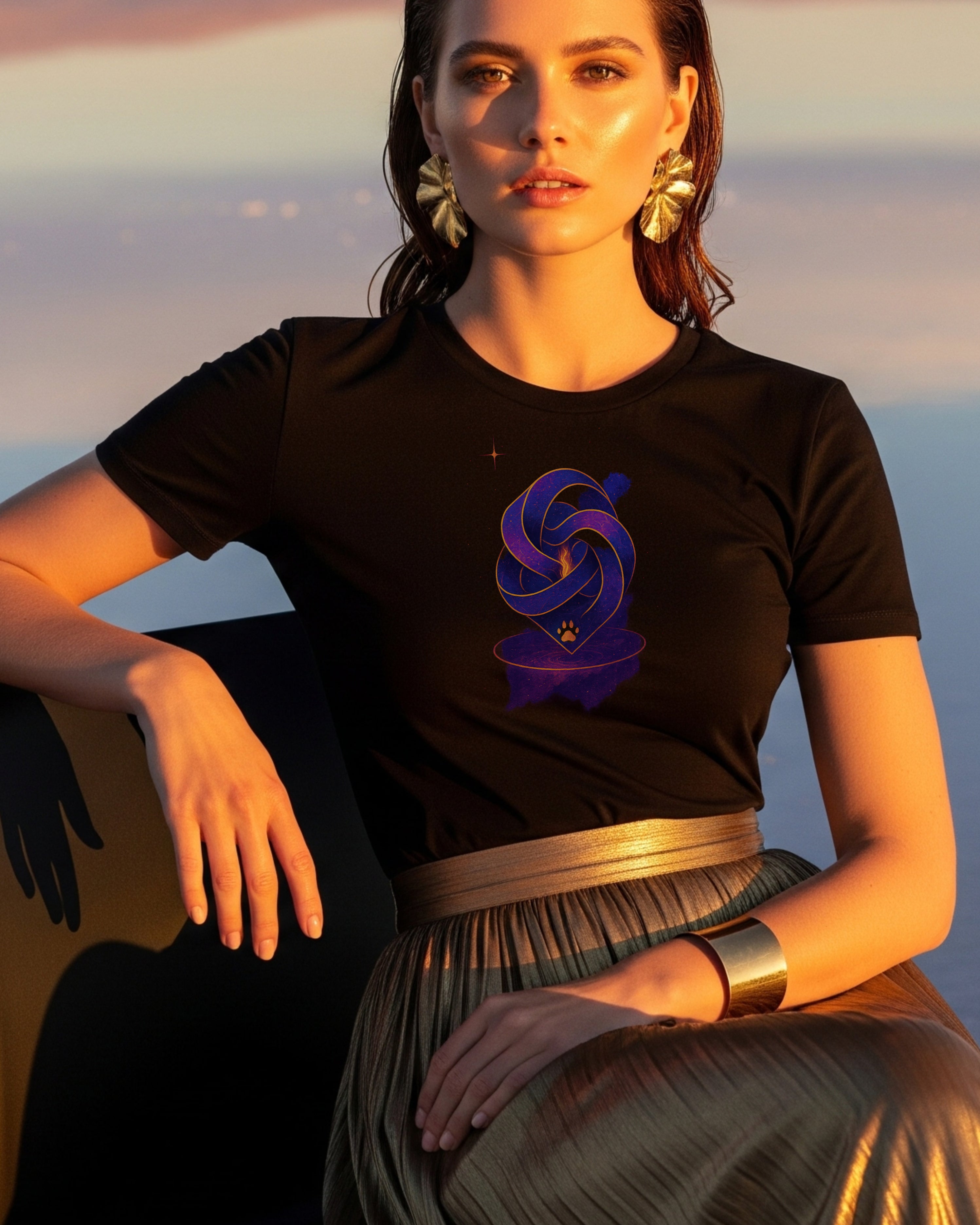 Ascension Tee, female model view