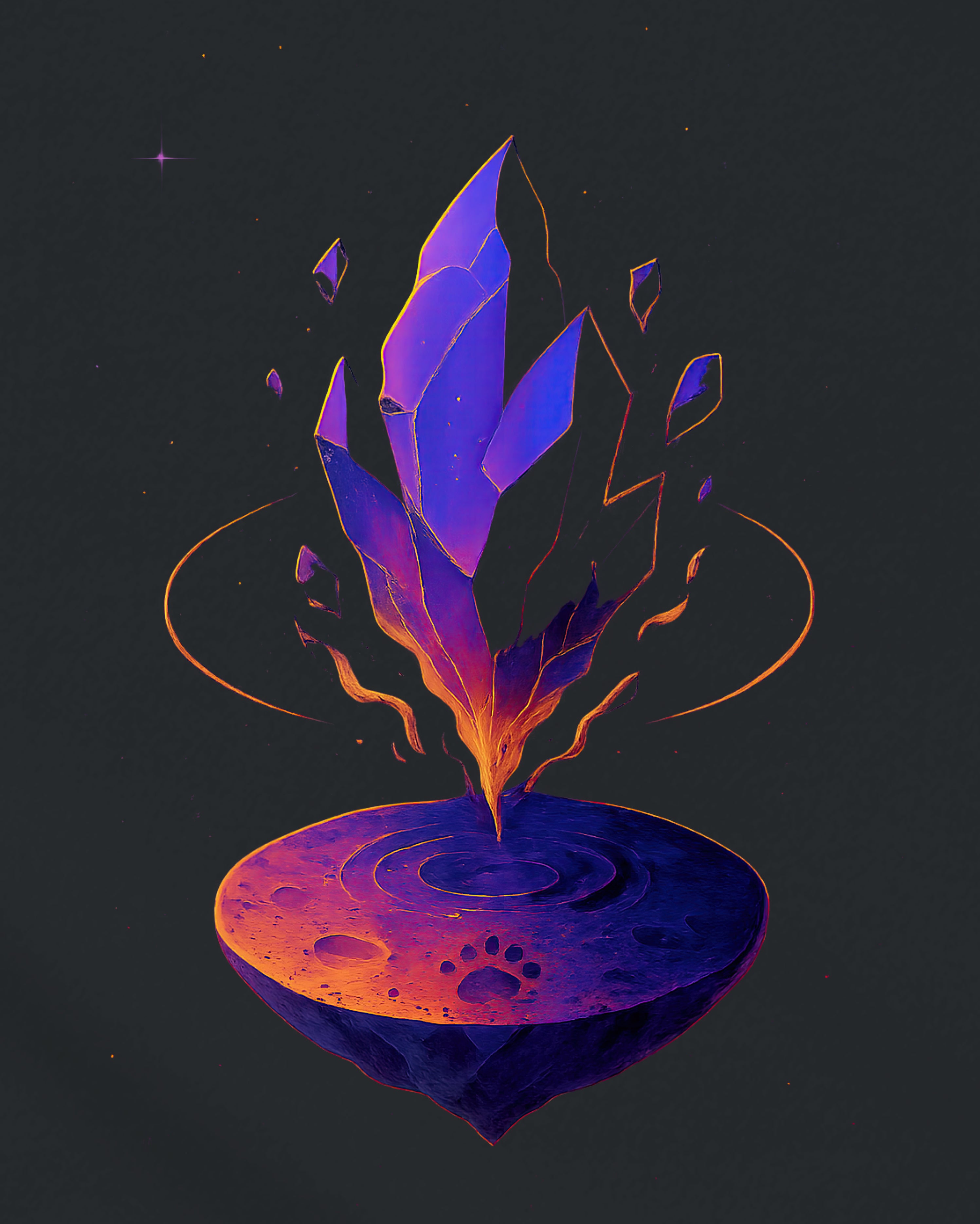 Aurora Hoodie, design close-up view