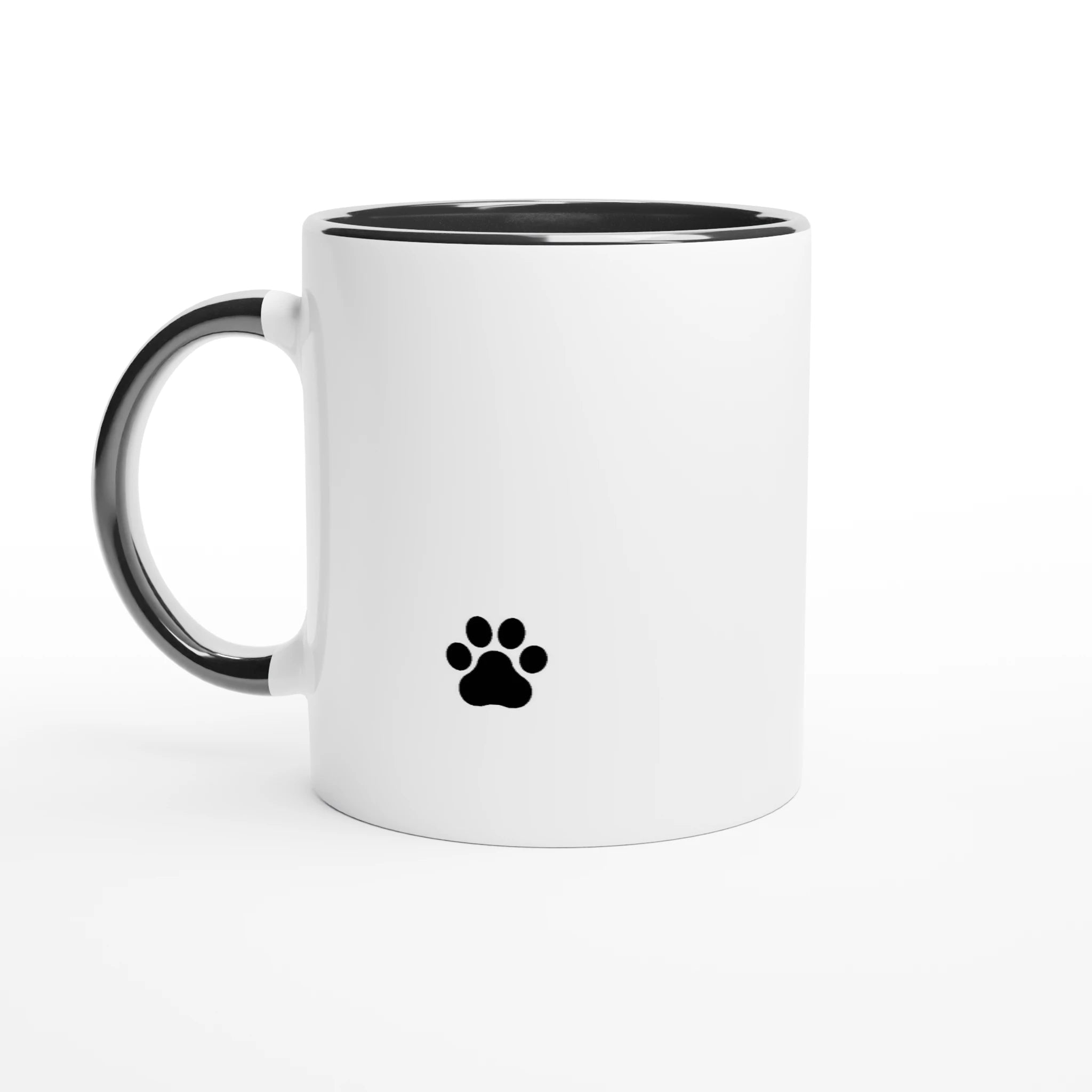Black PAW Ceramic Mug, view 1
