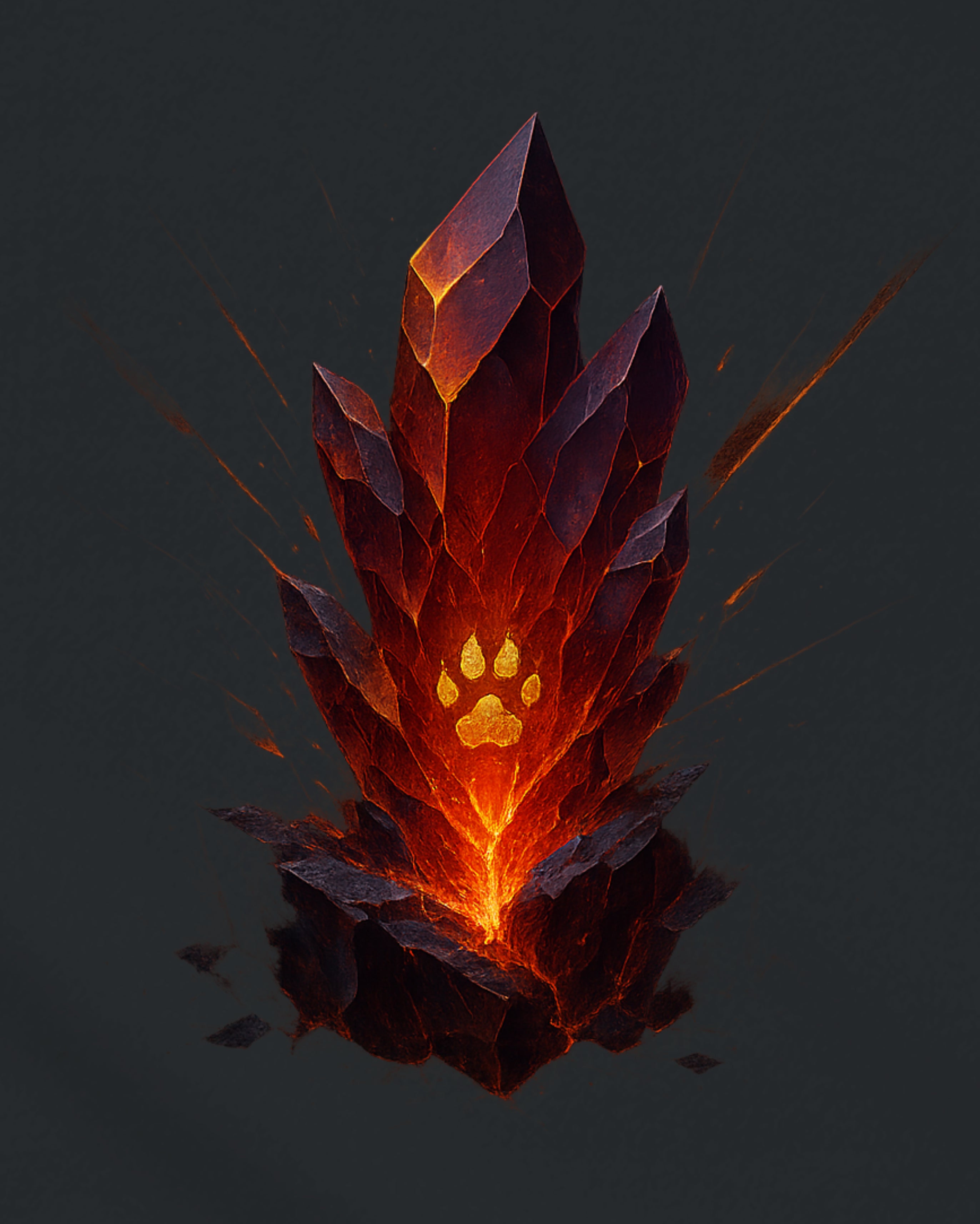Crimson Core Hoodie, design close-up view