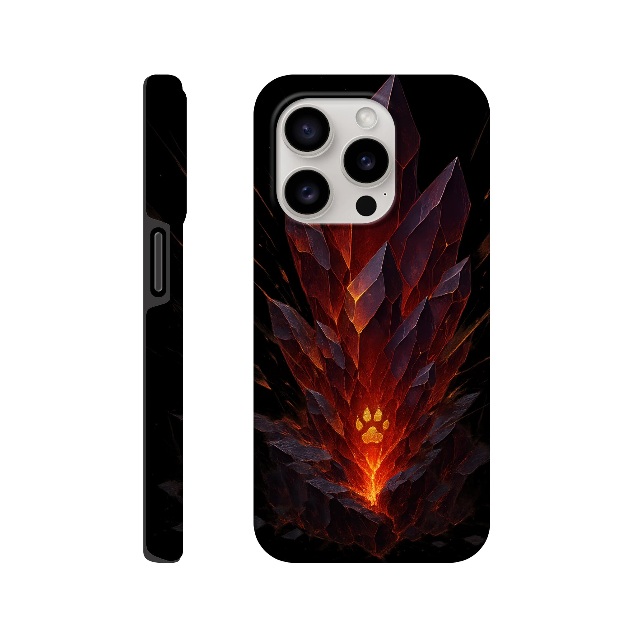Crimson Core iPhone Hard Case, iPhone 15 Pro