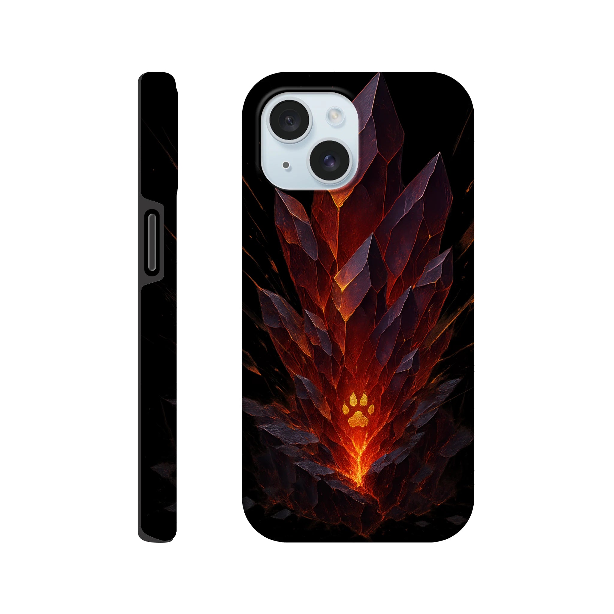 Crimson Core iPhone Hard Case, iPhone 15