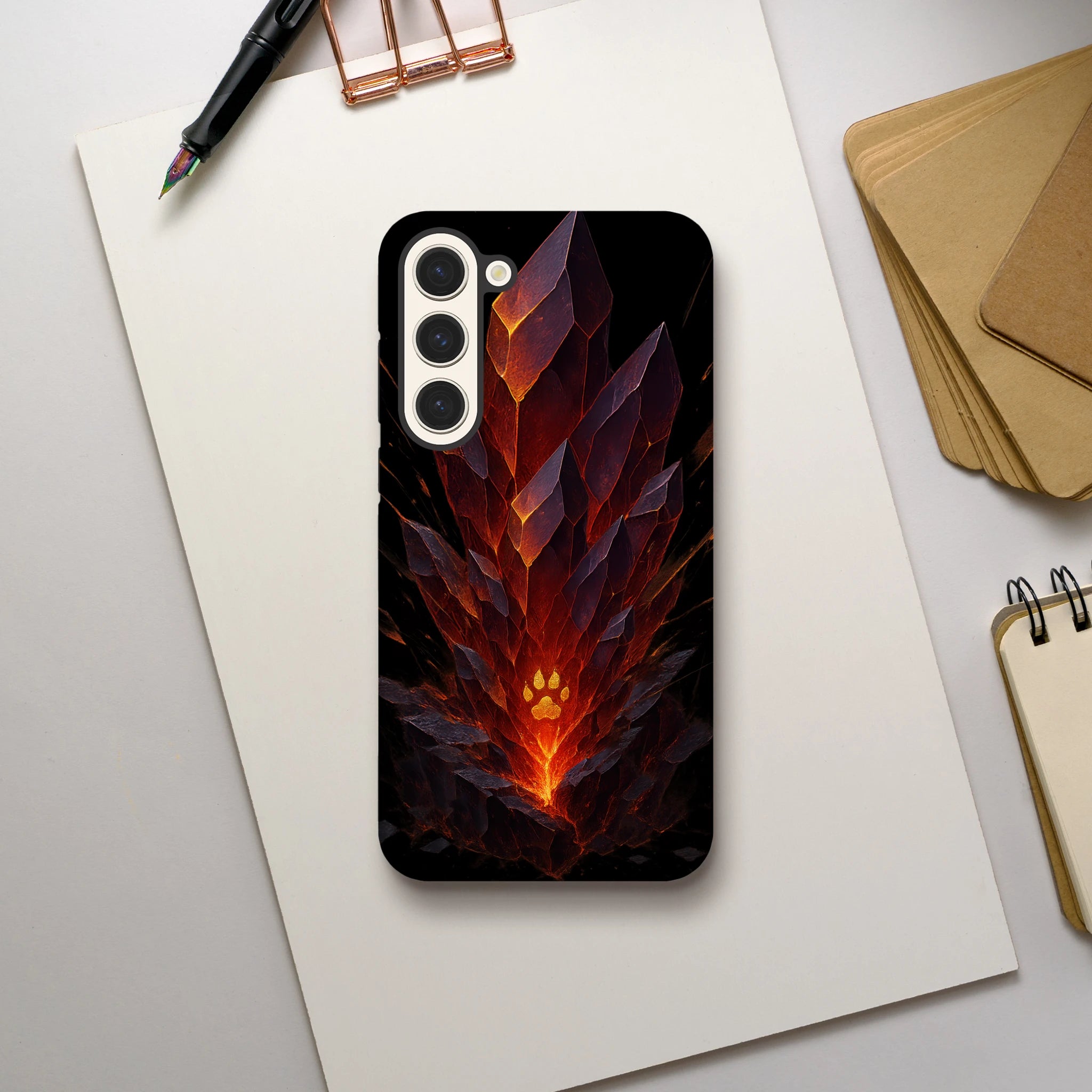 Crimson Core Samsung Hard Case, Galaxy S23 Plus back view