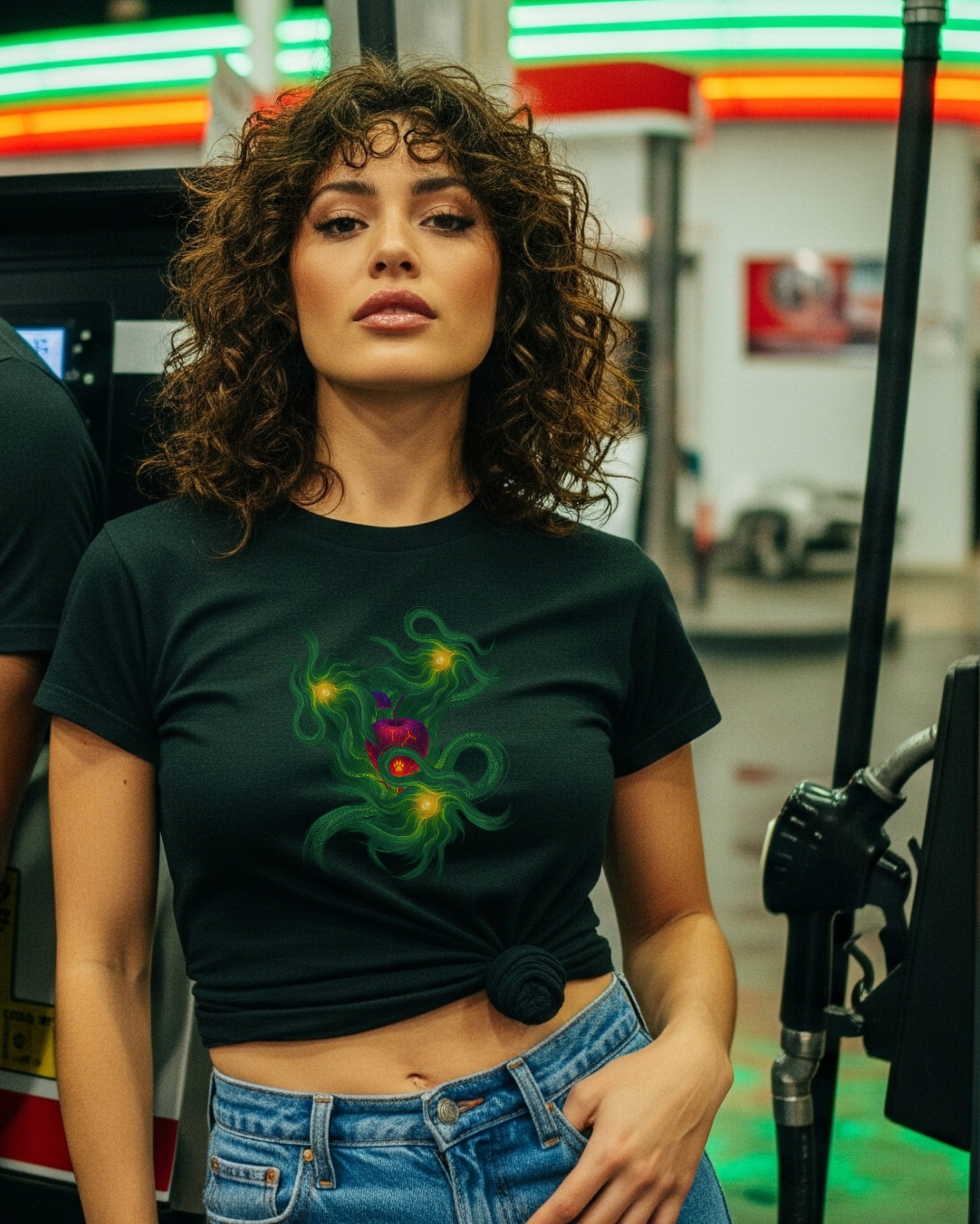 Forbidden Fruit Tee, female model view