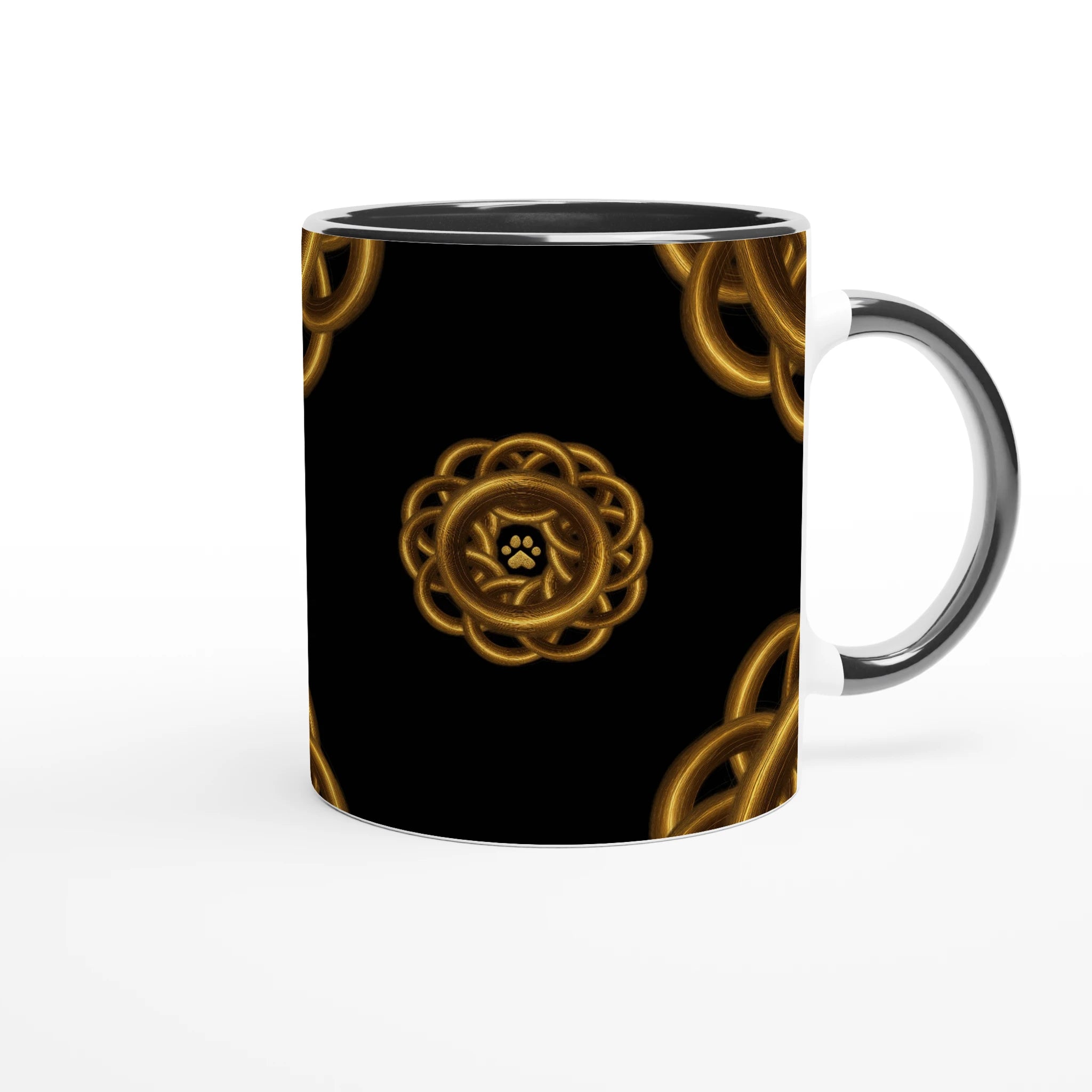 Golden Halo Ceramic Mug, view 3