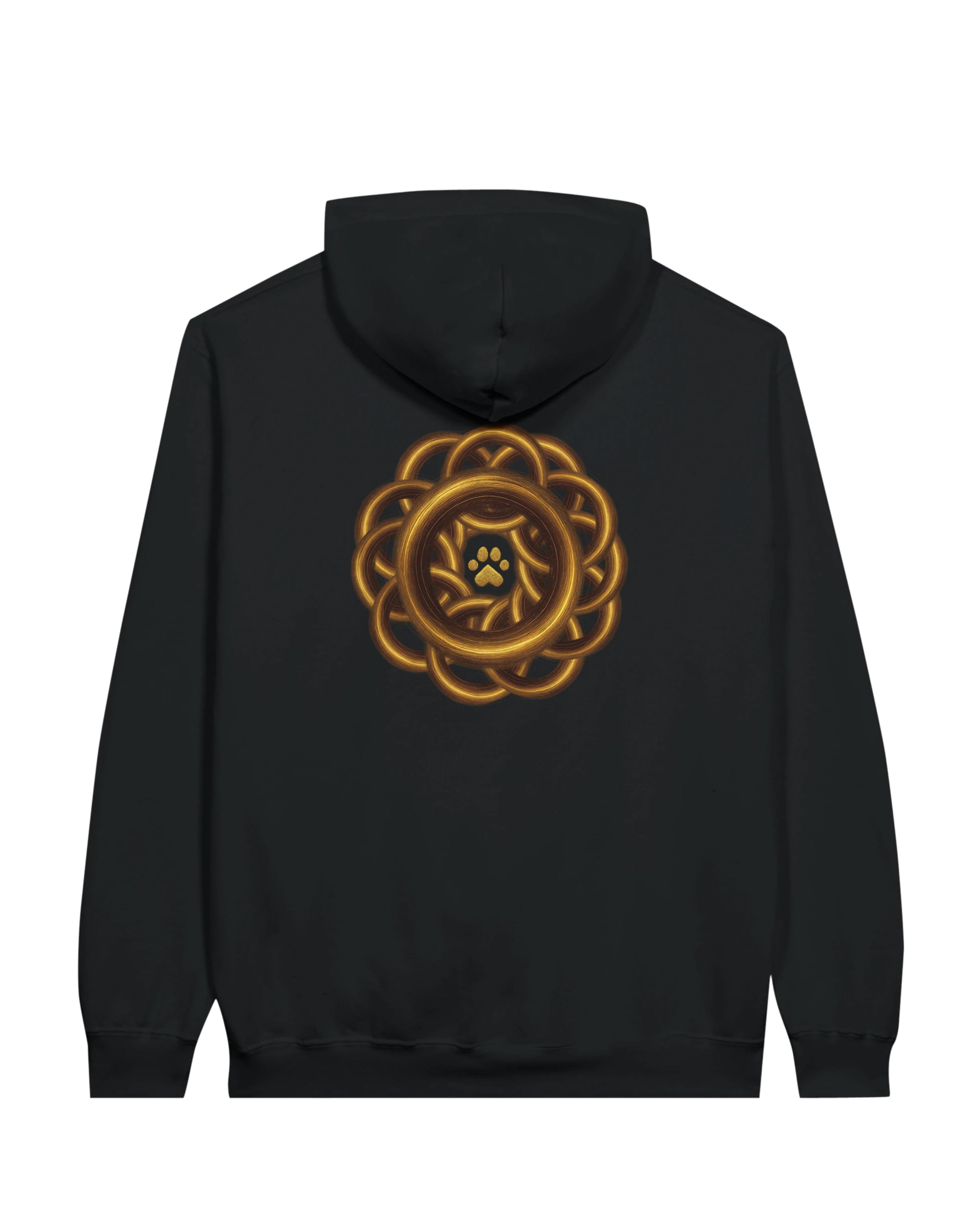 Golden Halo Hoodie, back view