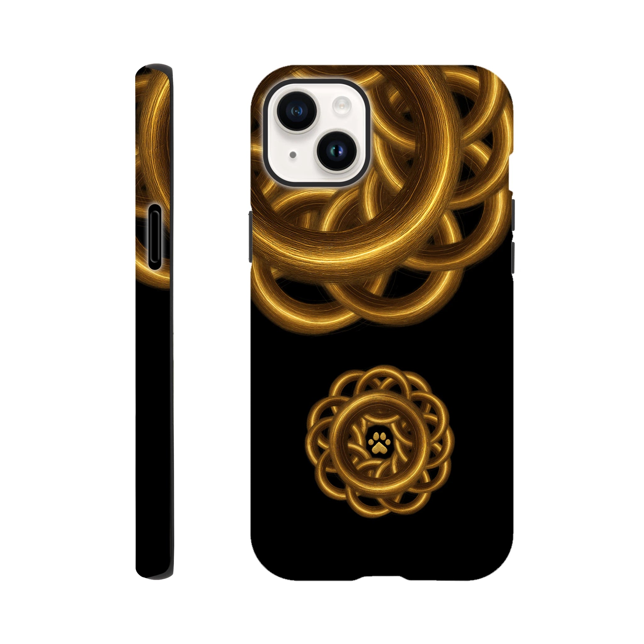 Golden Halo iPhone Hard Case, iPhone 14 Plus
