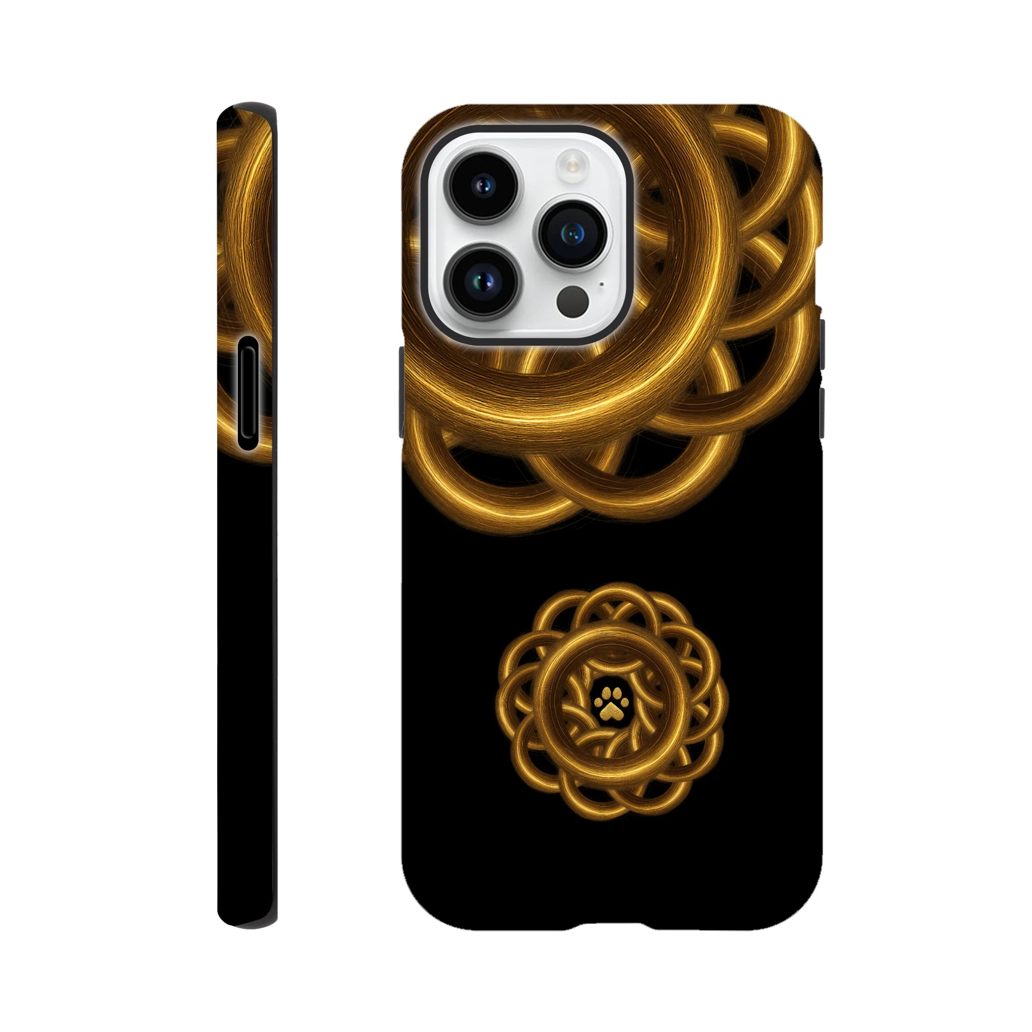 Golden Halo iPhone Hard Case, iPhone 14 Pro Max