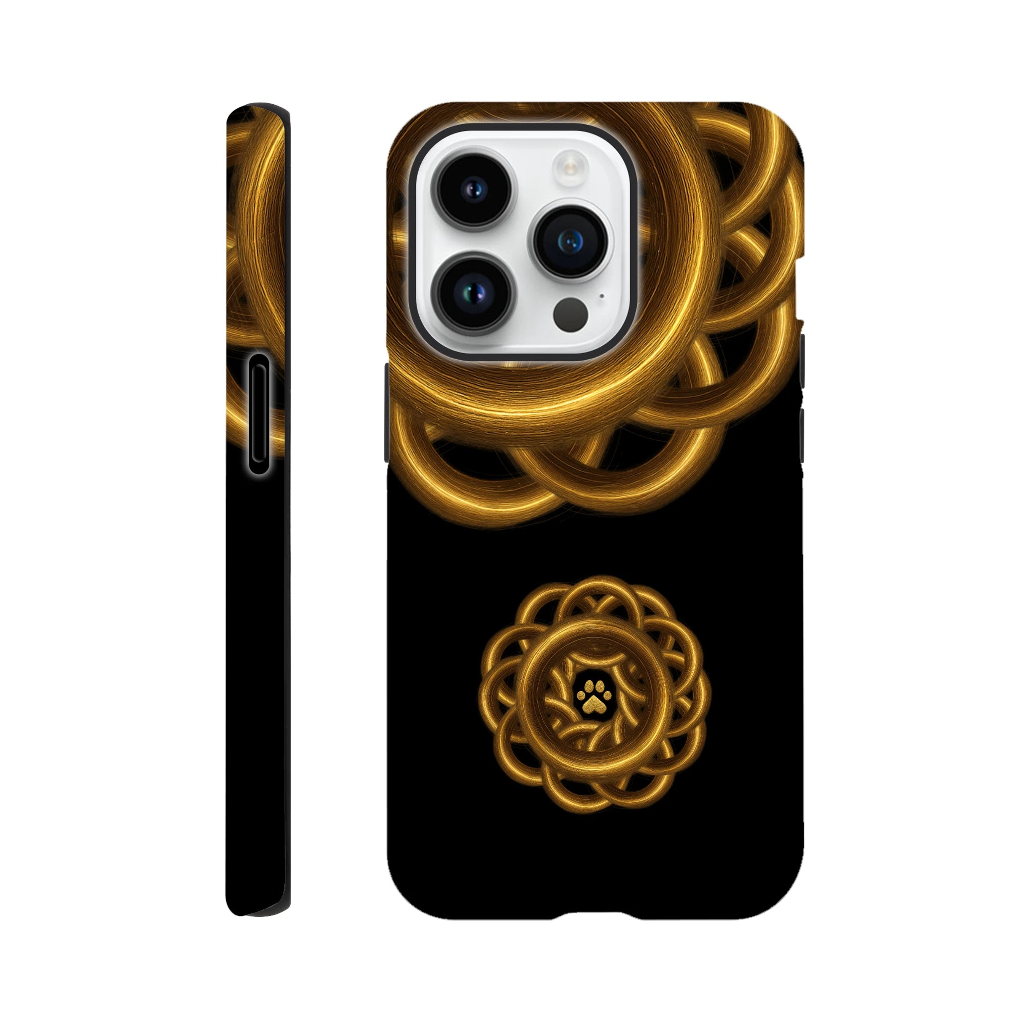 Golden Halo iPhone Hard Case, iPhone 14 Pro