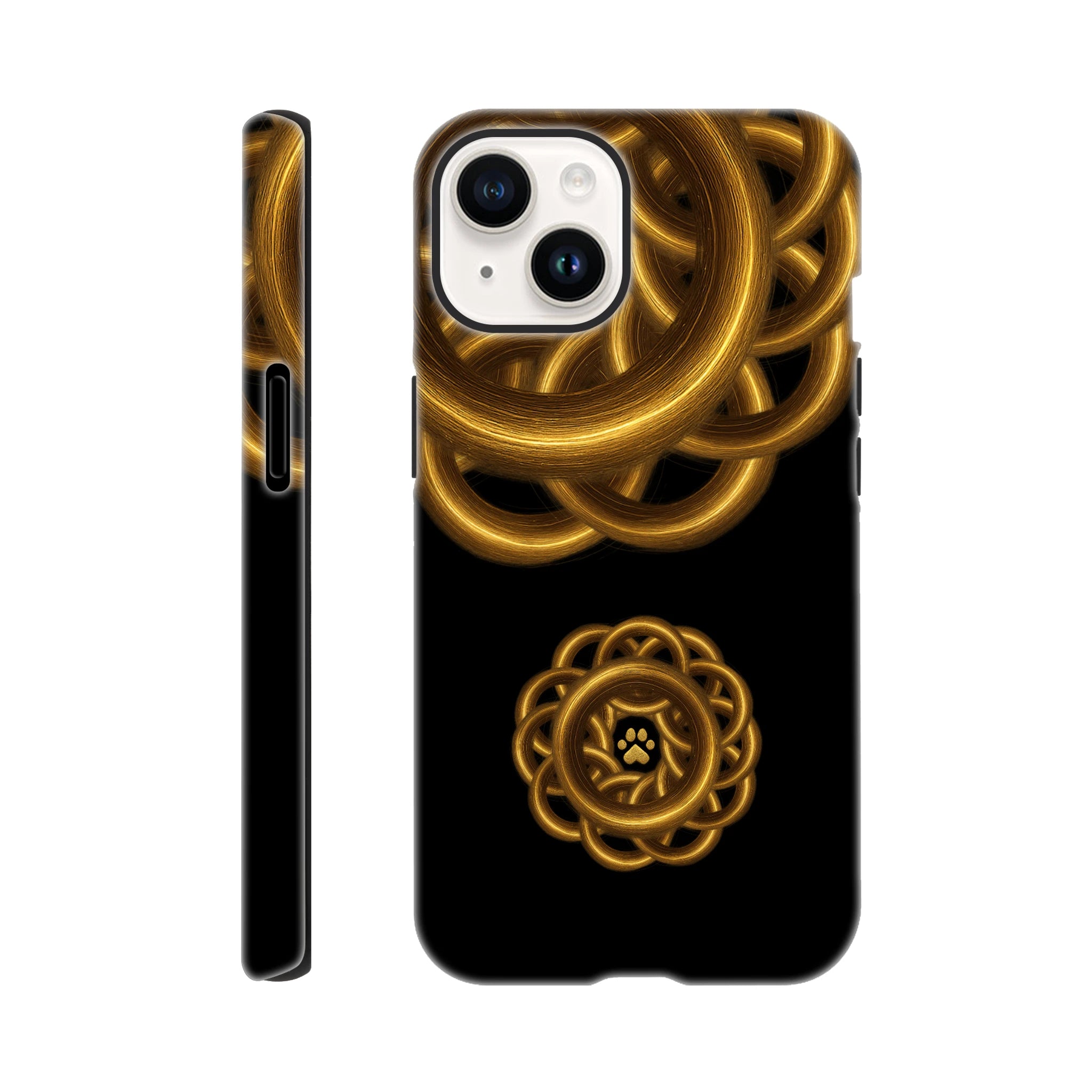 Golden Halo iPhone Hard Case, iPhone 14
