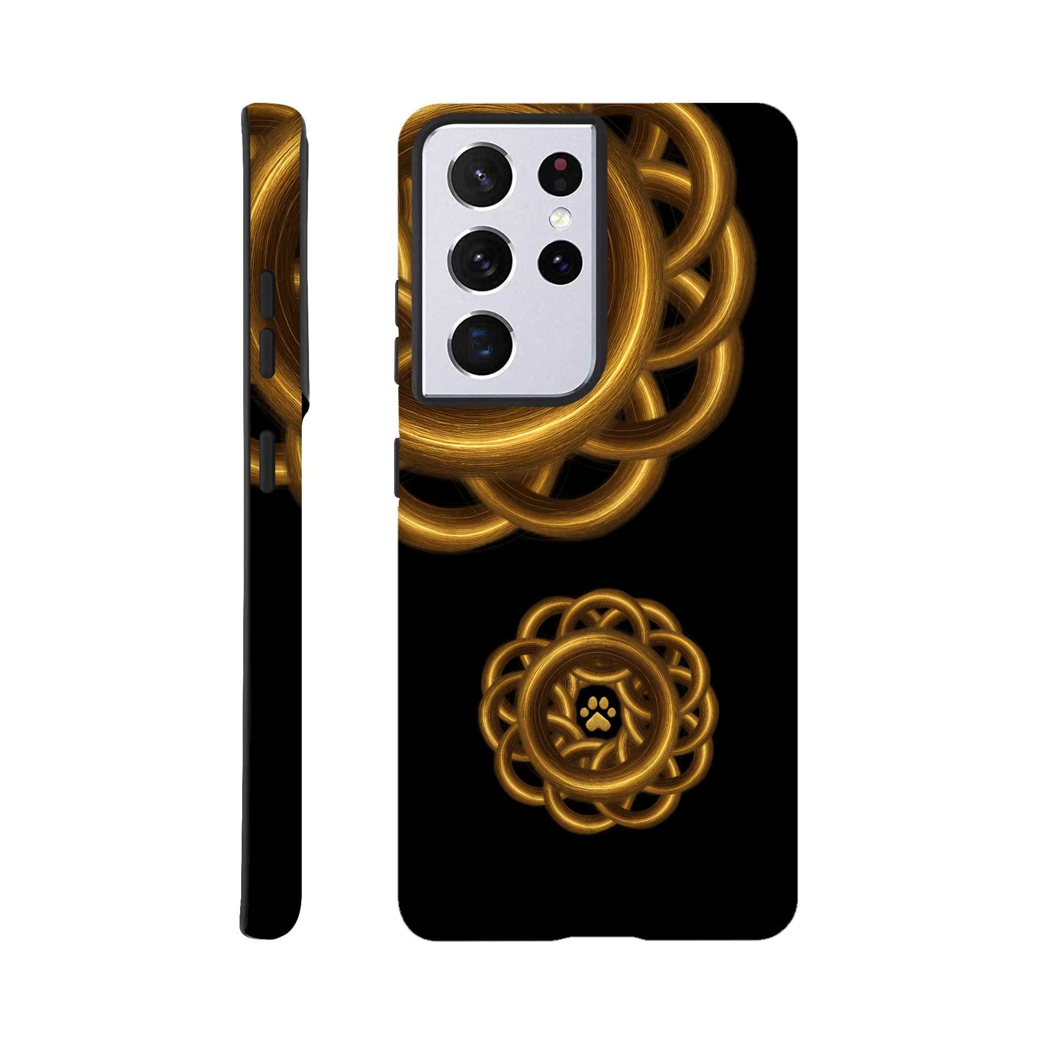 Golden Halo Samsung Hard Case, Galaxy S21 Ultra