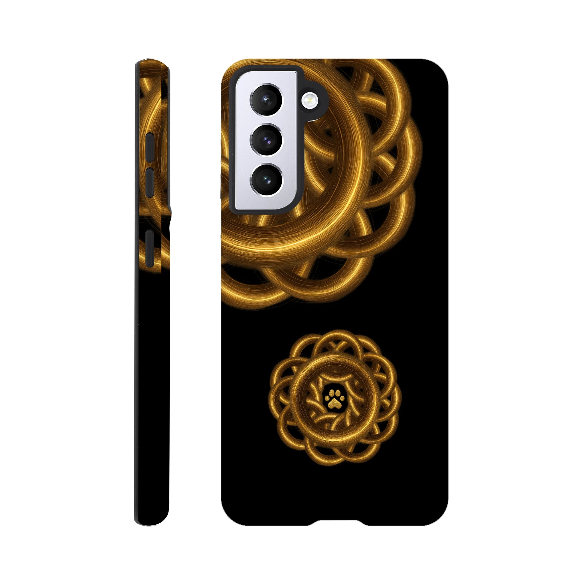 Golden Halo Samsung Hard Case, Galaxy S21