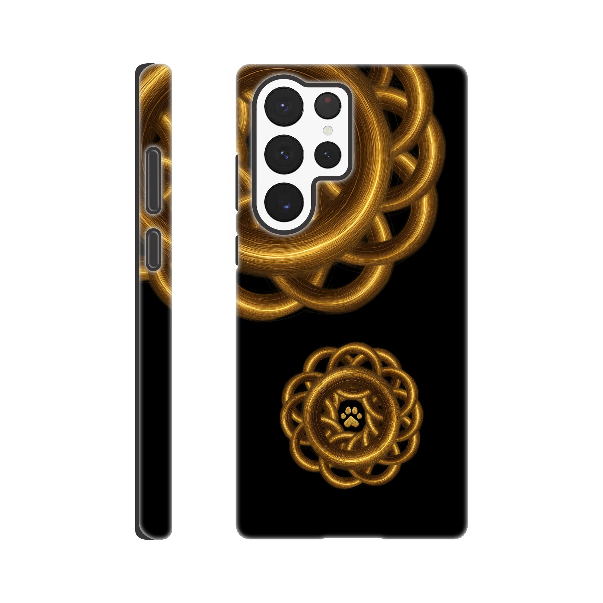 Golden Halo Samsung Hard Case, Galaxy S22 Ultra