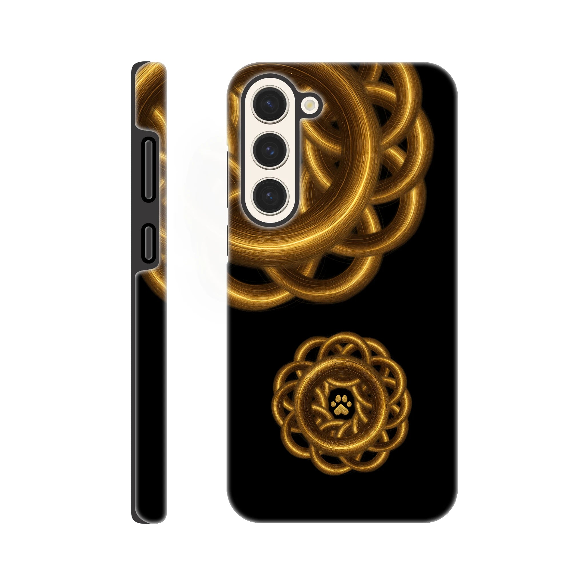 Golden Halo Samsung Hard Case, Galaxy S23 Plus
