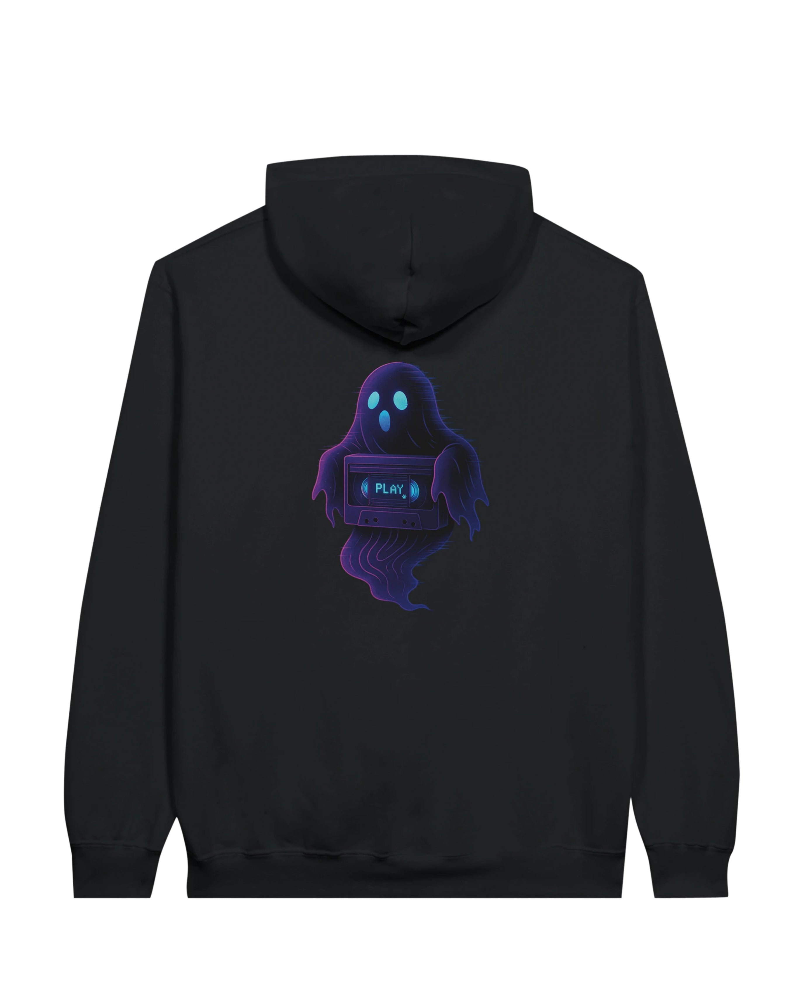 Halloween Ghost Hoodie, back view
