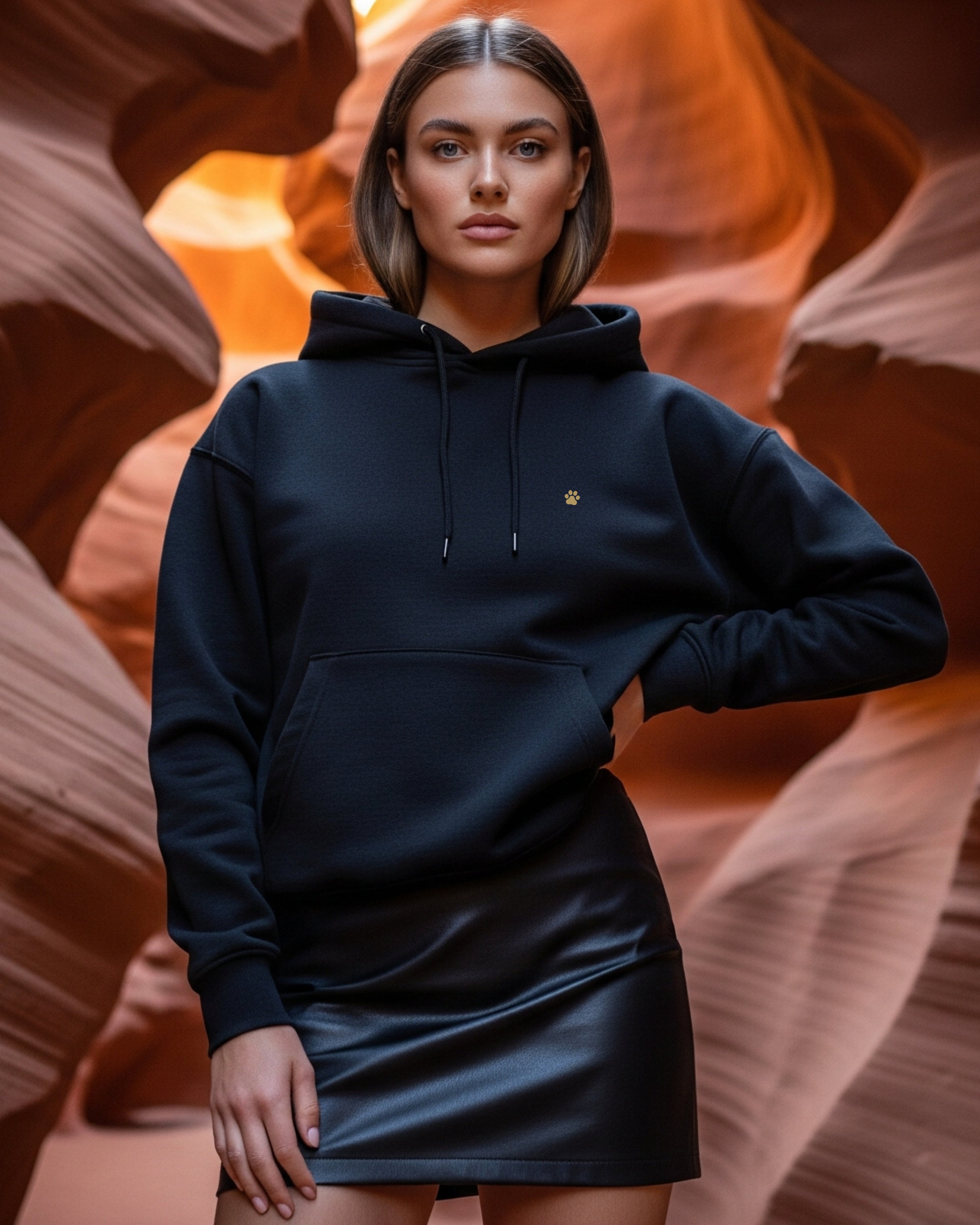 Infinium Hoodie, female model view