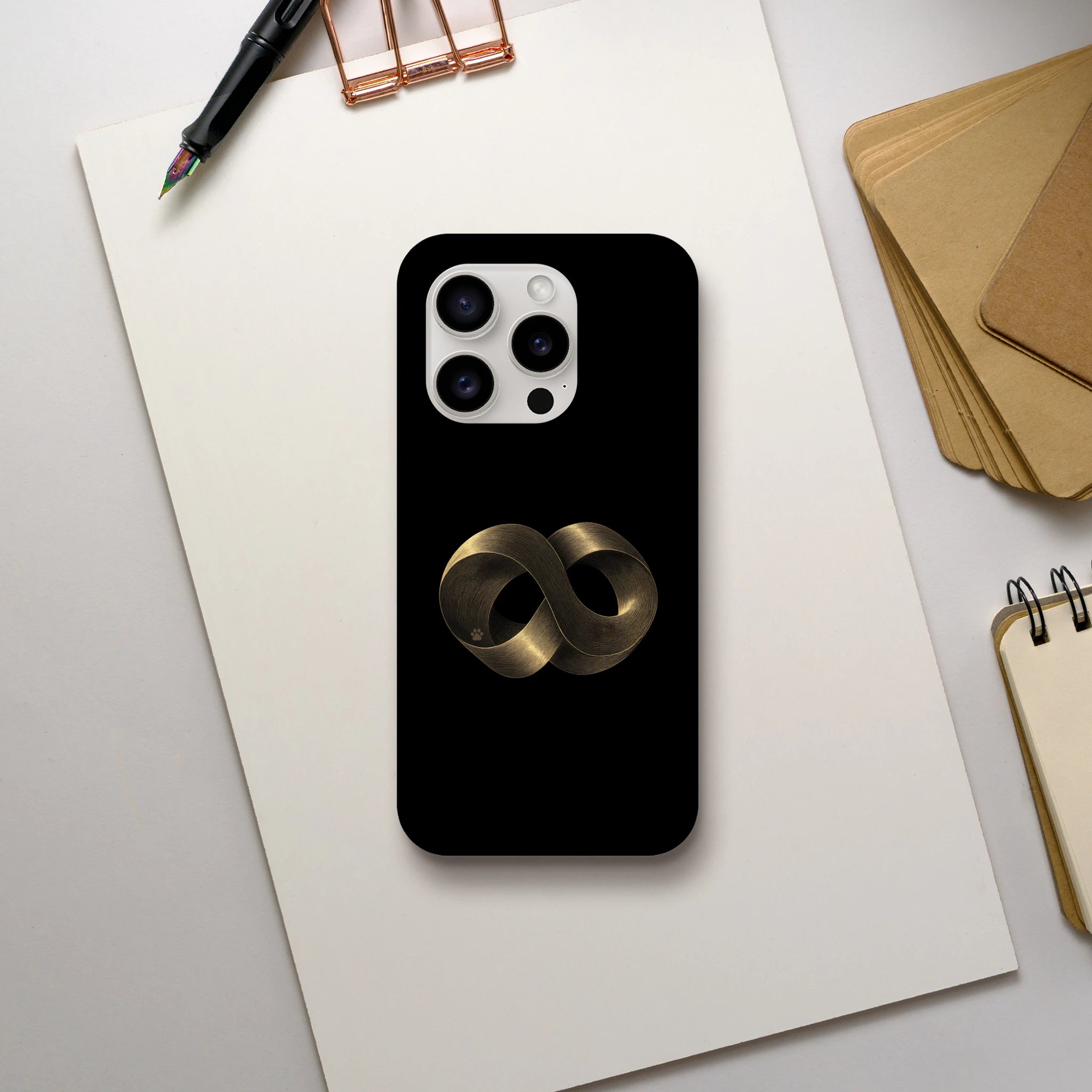 Infinium iPhone Hard Case, iPhone 15 Pro back view