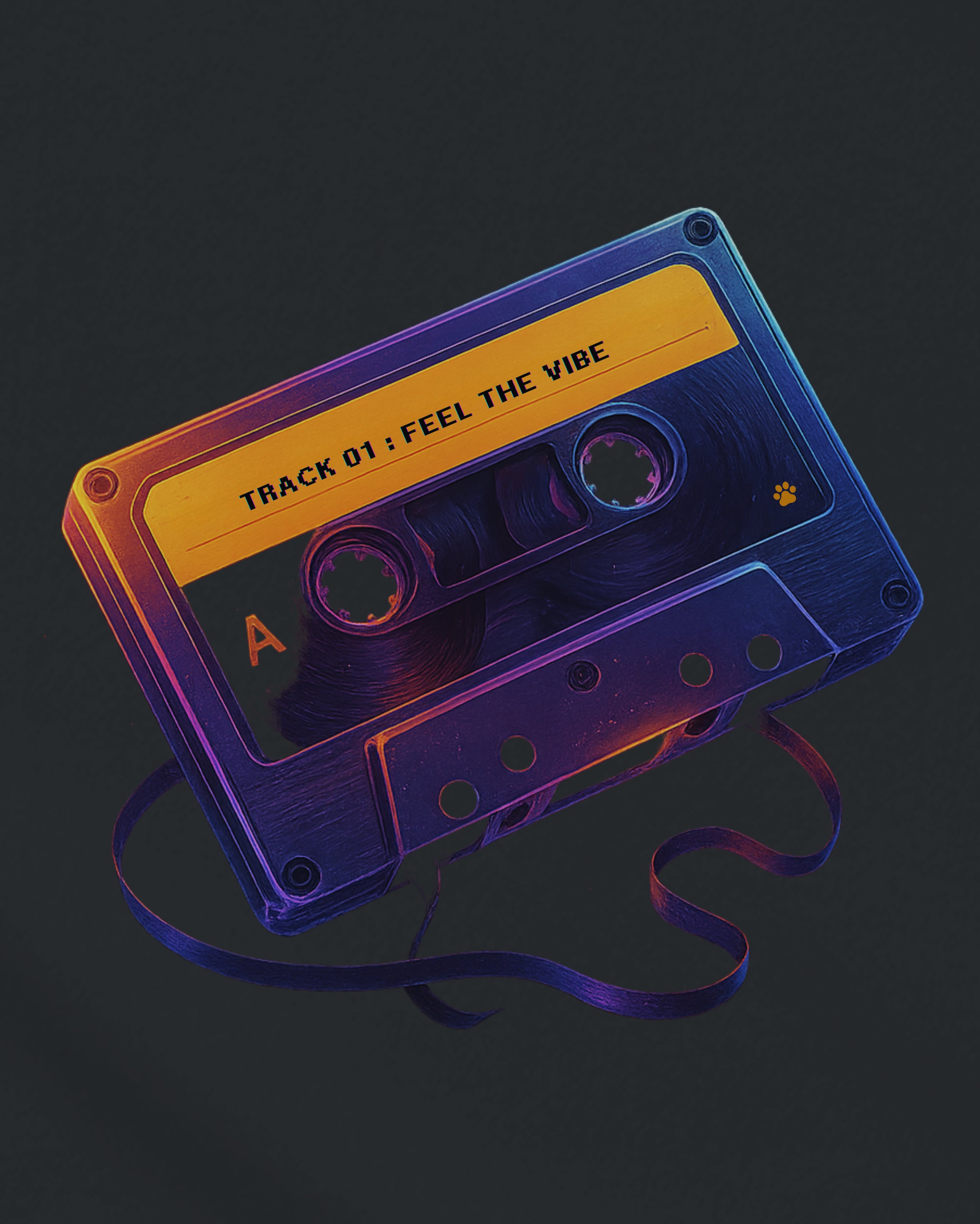 Mixtape Memory Hoodie, design close-up view