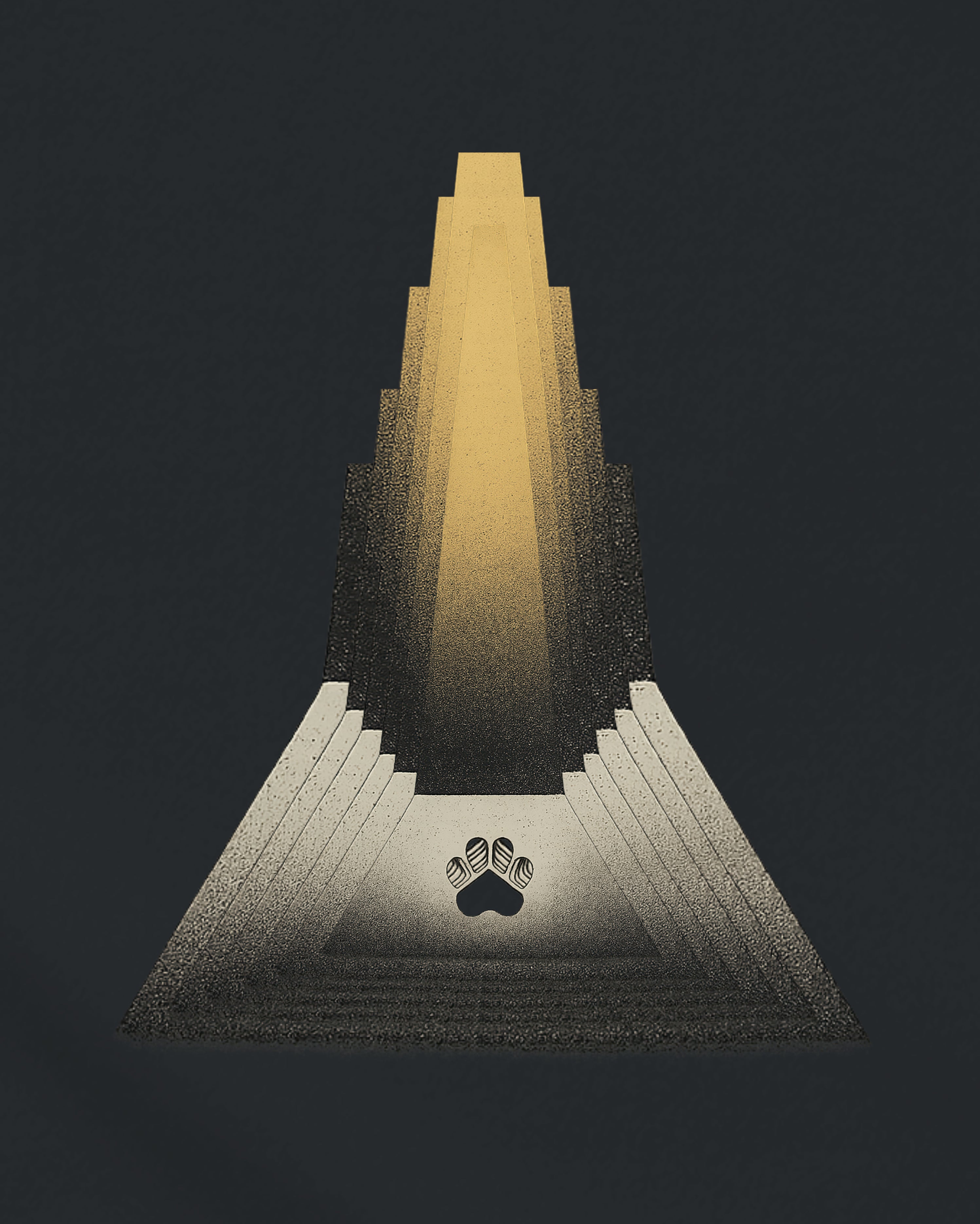 Monolith Hoodie, design close-up view