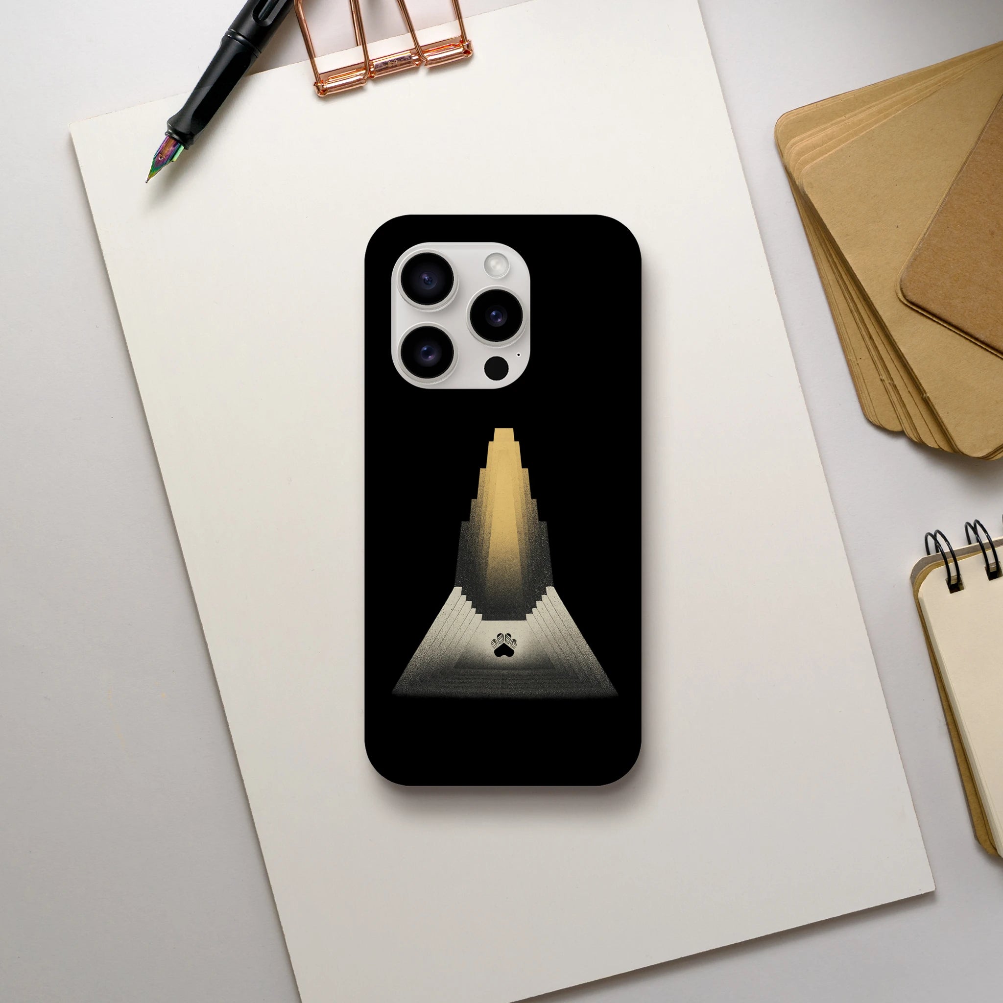 Monolith iPhone Hard Case, iPhone 15 Pro back view