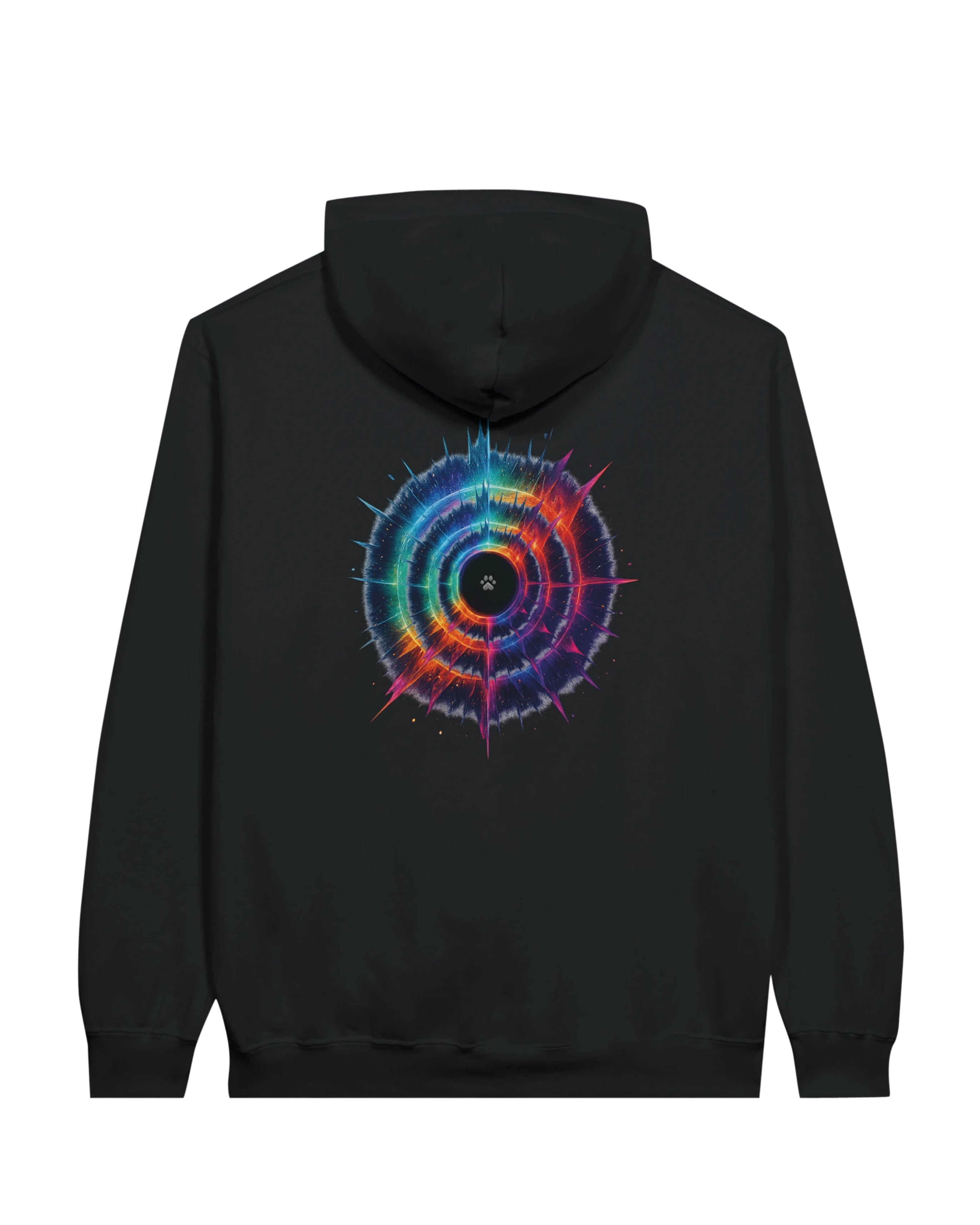 Prism Matrix Hoodie, back view
