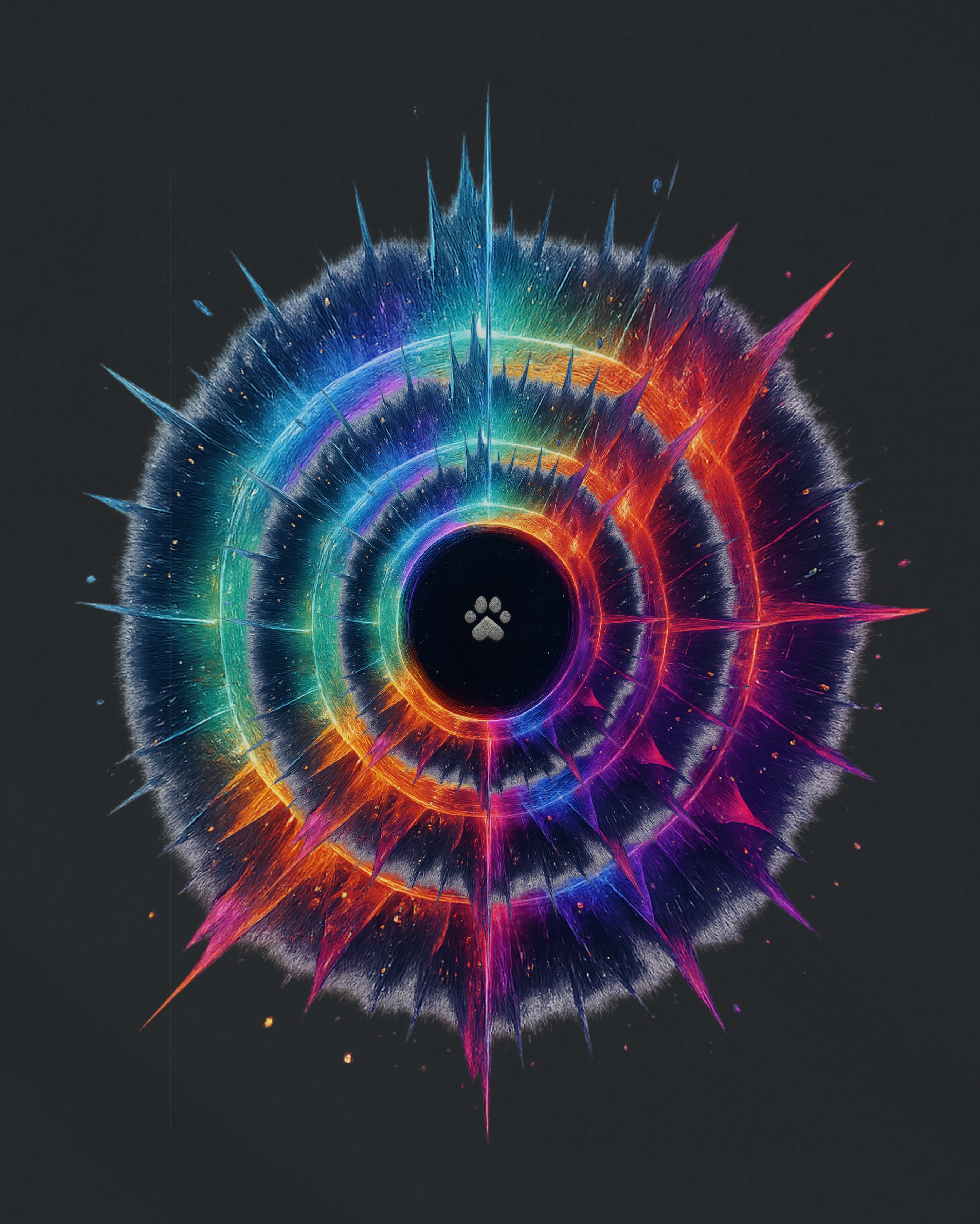 Prism Matrix Tee, design close-up view