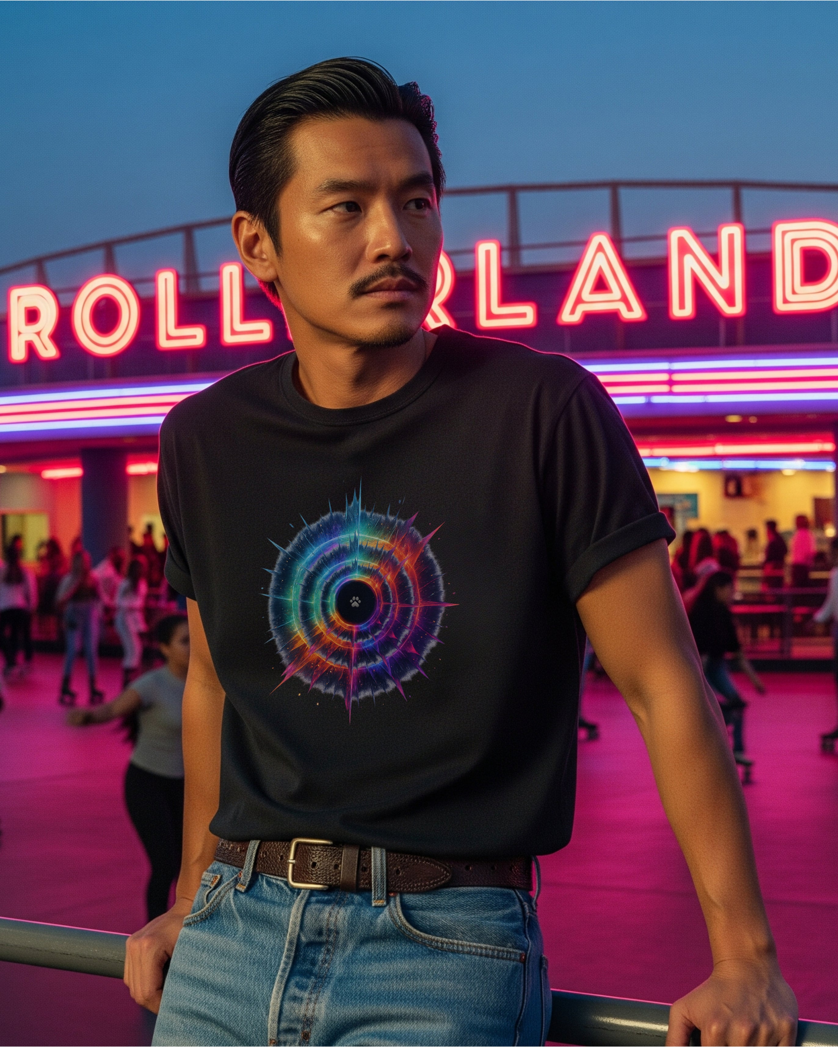 Prism Matrix Tee, male model view