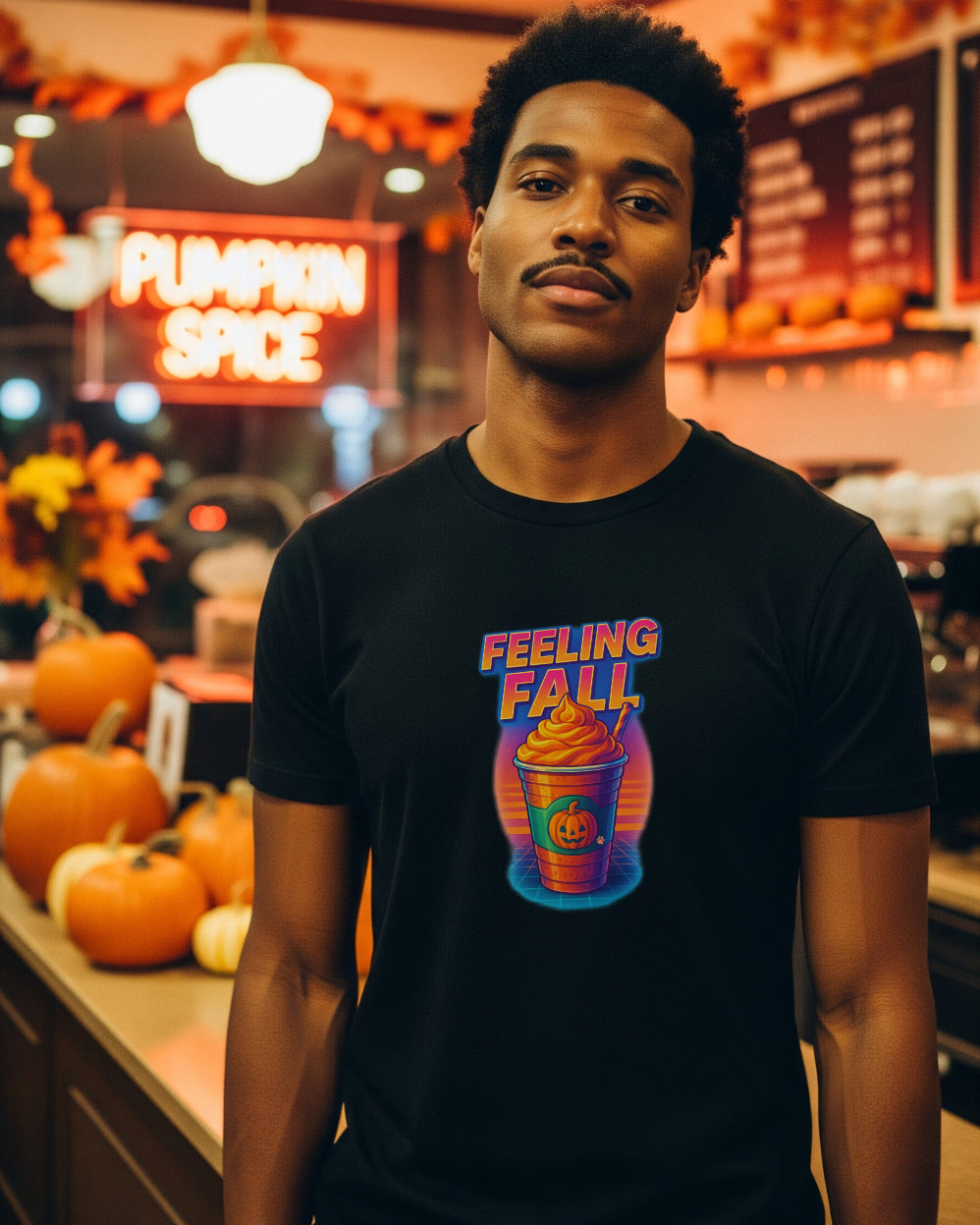 Pumpkin Spice Season Tee, male model view