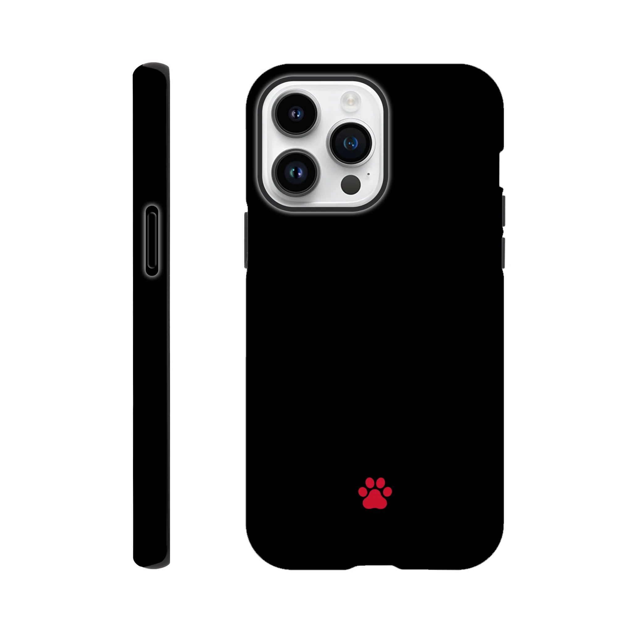 Red PAW iPhone Hard Case, iPhone 14 Pro Max