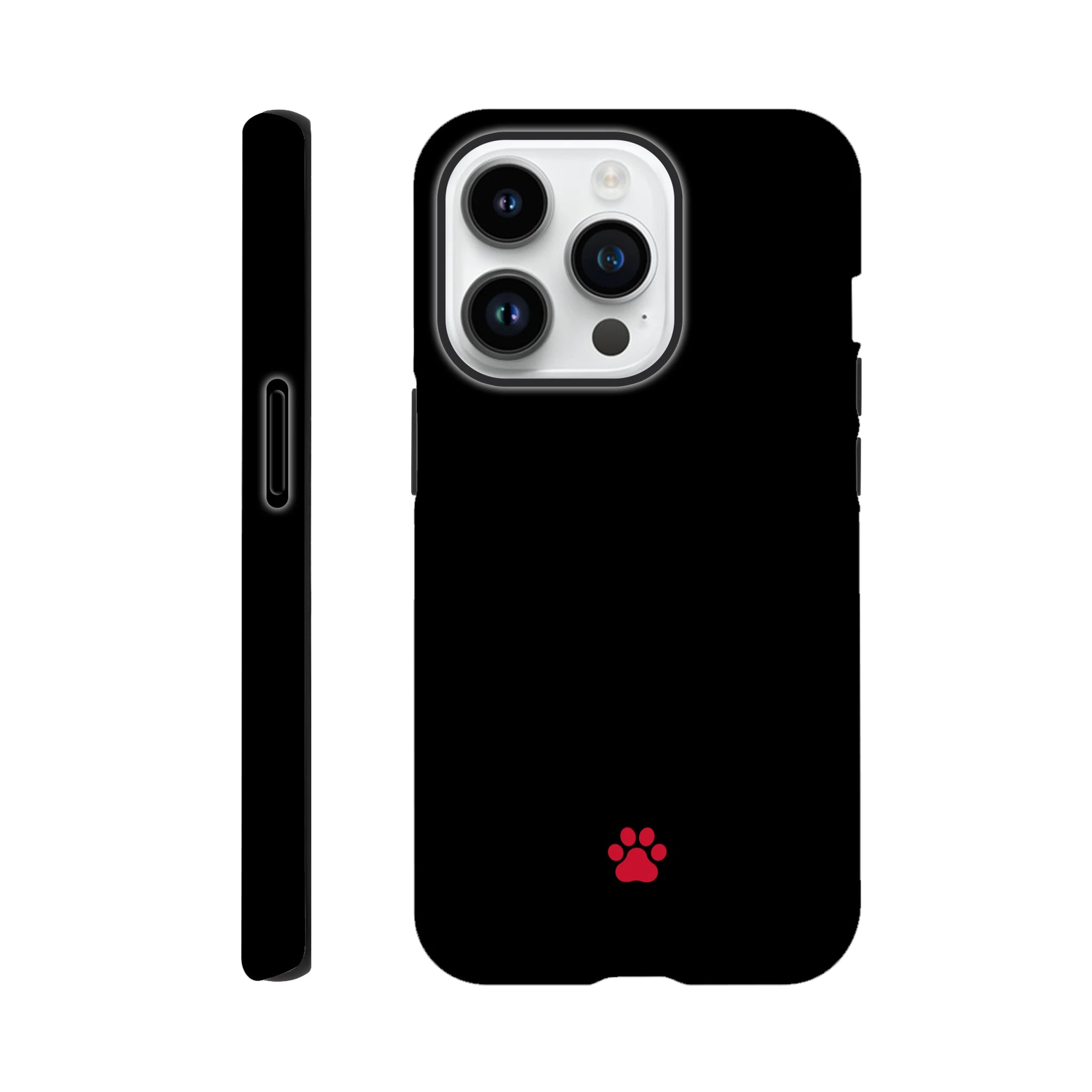 Red PAW iPhone Hard Case, iPhone 14 Pro