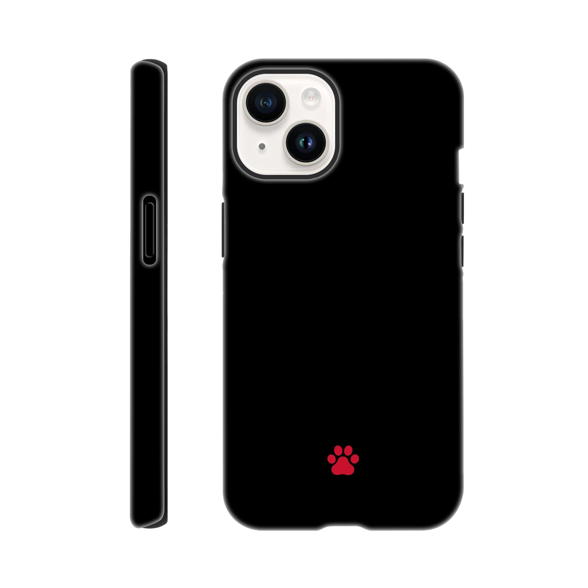 Red PAW iPhone Hard Case, iPhone 14