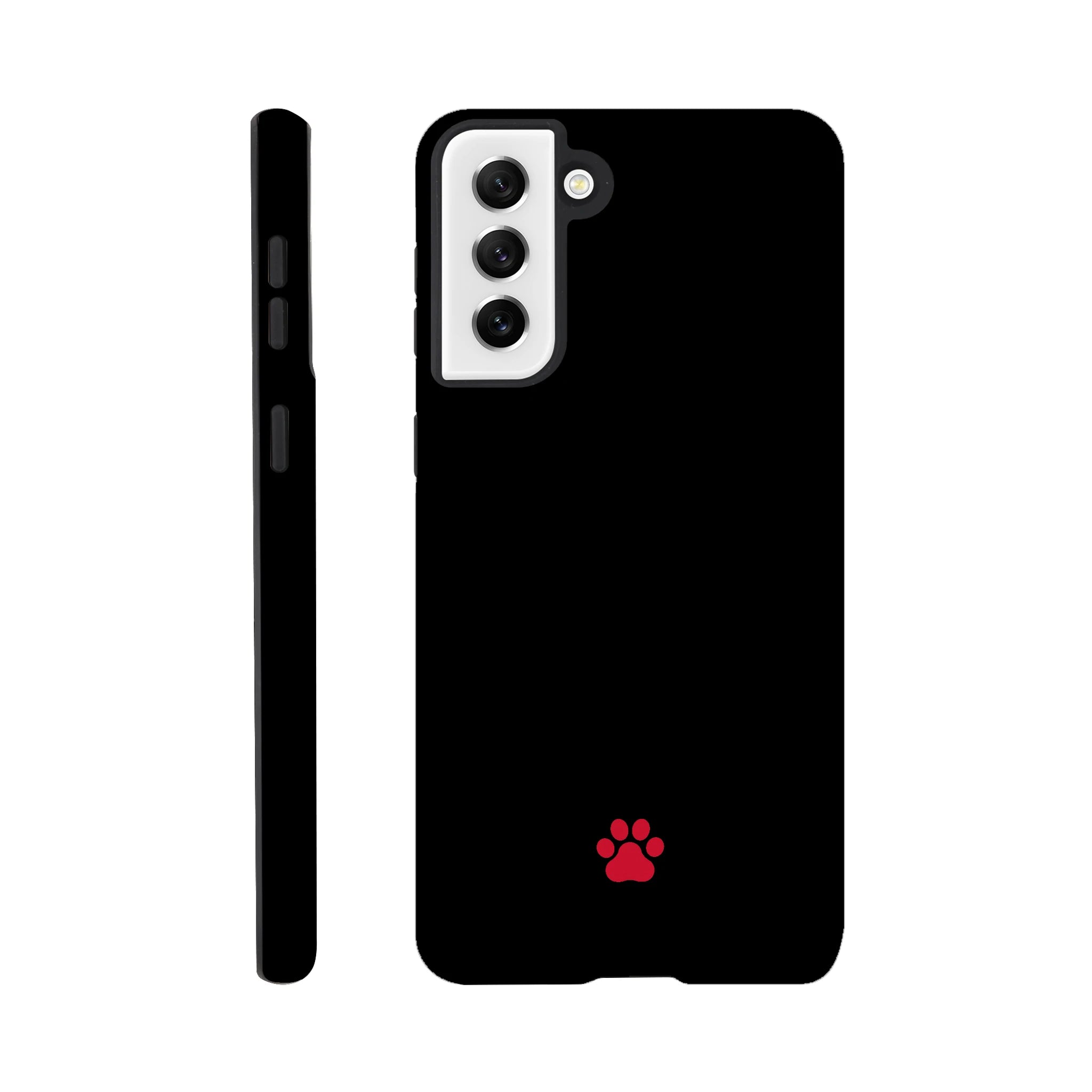 Red PAW Samsung Hard Case, Galaxy S21 Plus
