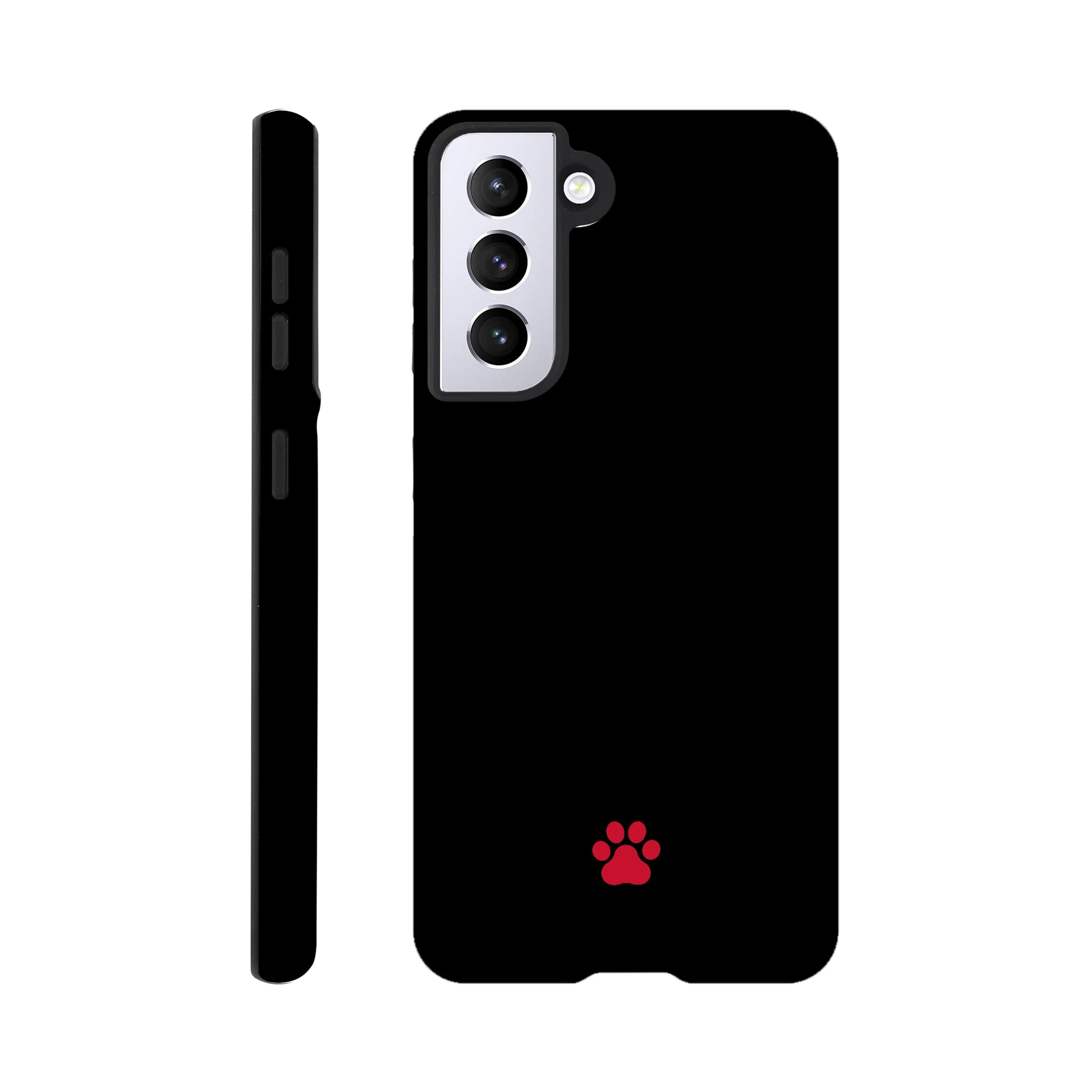 Red PAW Samsung Hard Case, Galaxy S21