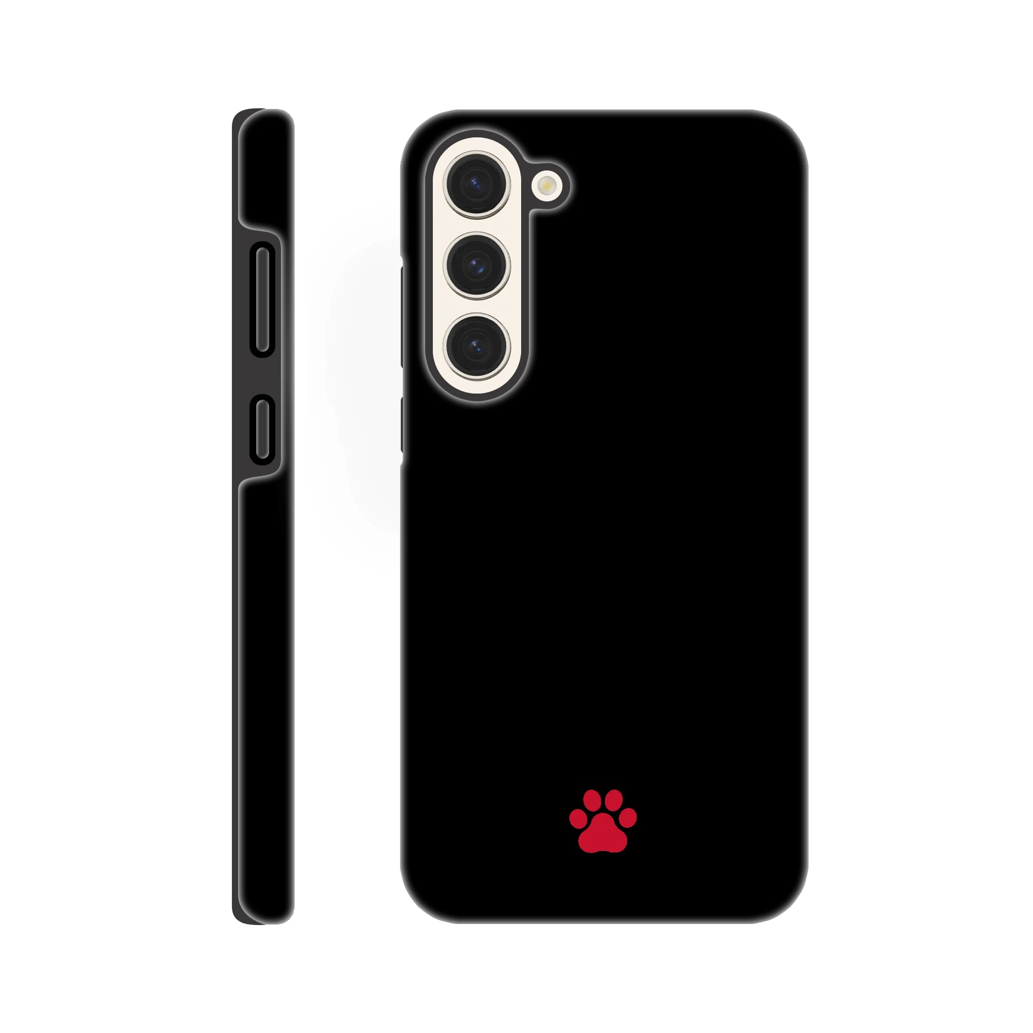 Red PAW Samsung Hard Case, Galaxy S23 Plus
