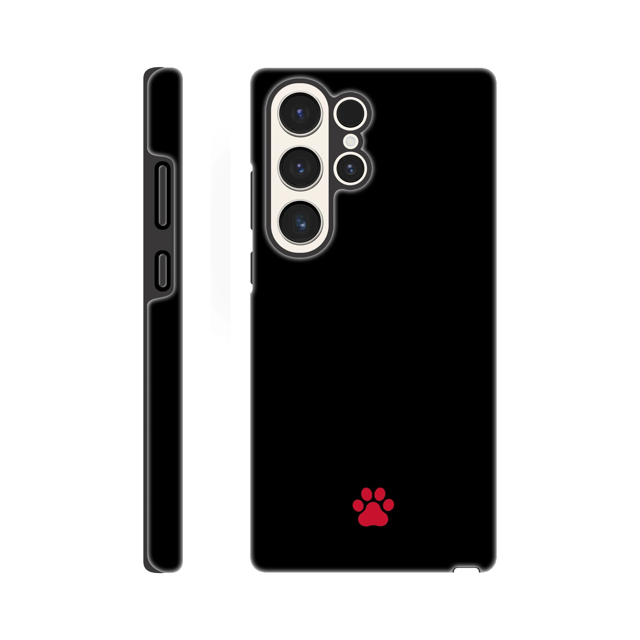 Red PAW Samsung Hard Case, Galaxy S23 Ultra