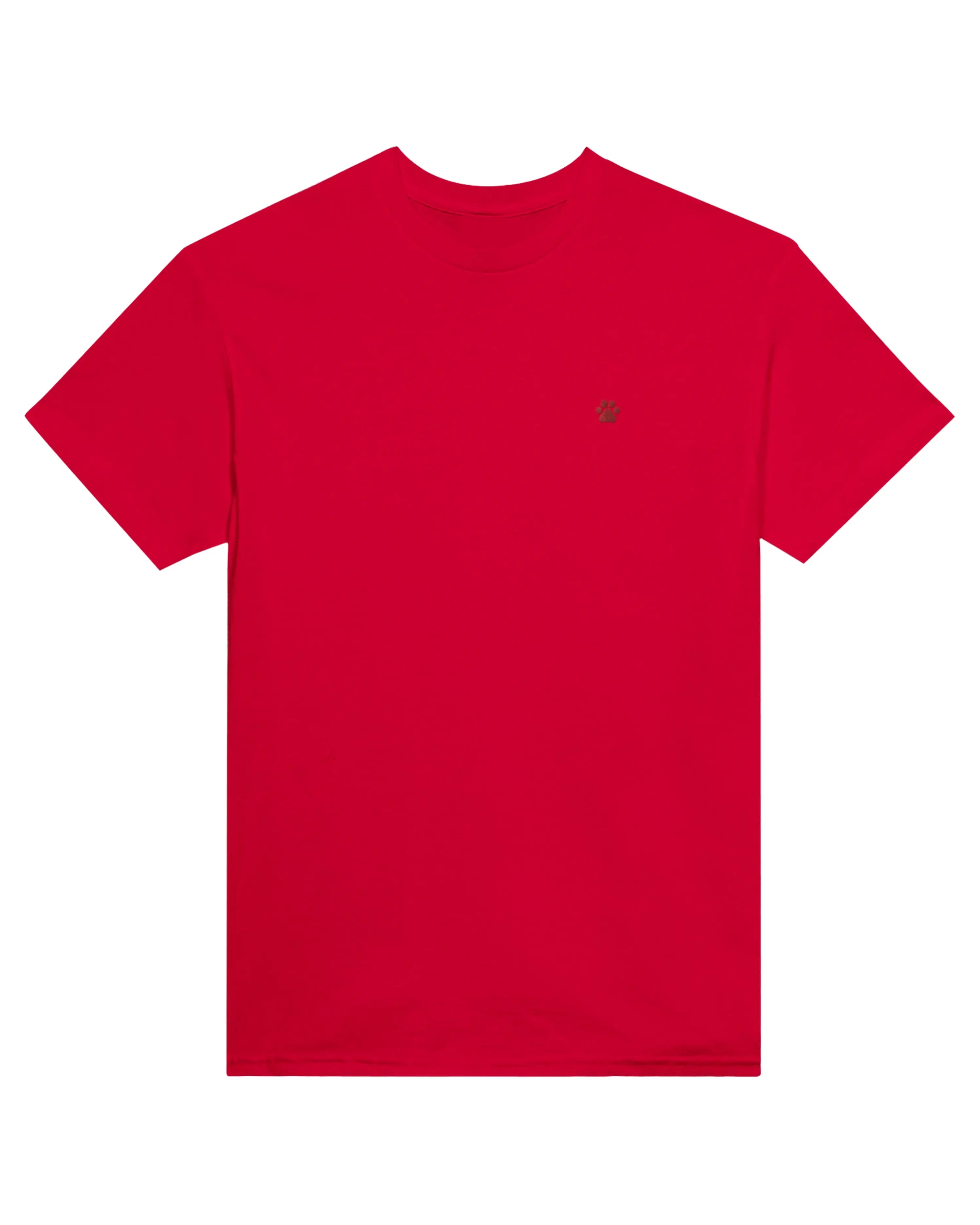 Red PAW Tee, front view