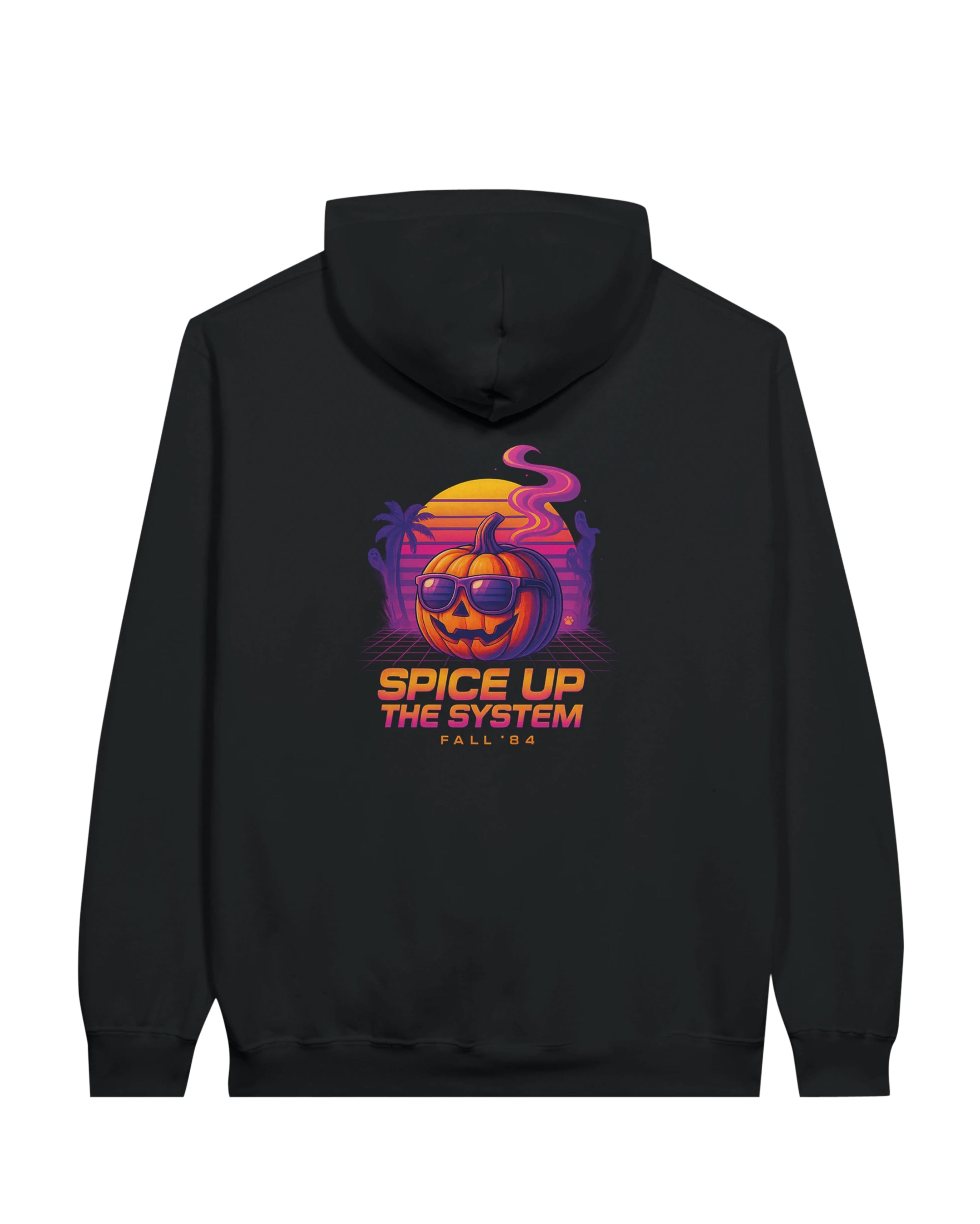 Retro Fall Hoodie, back view