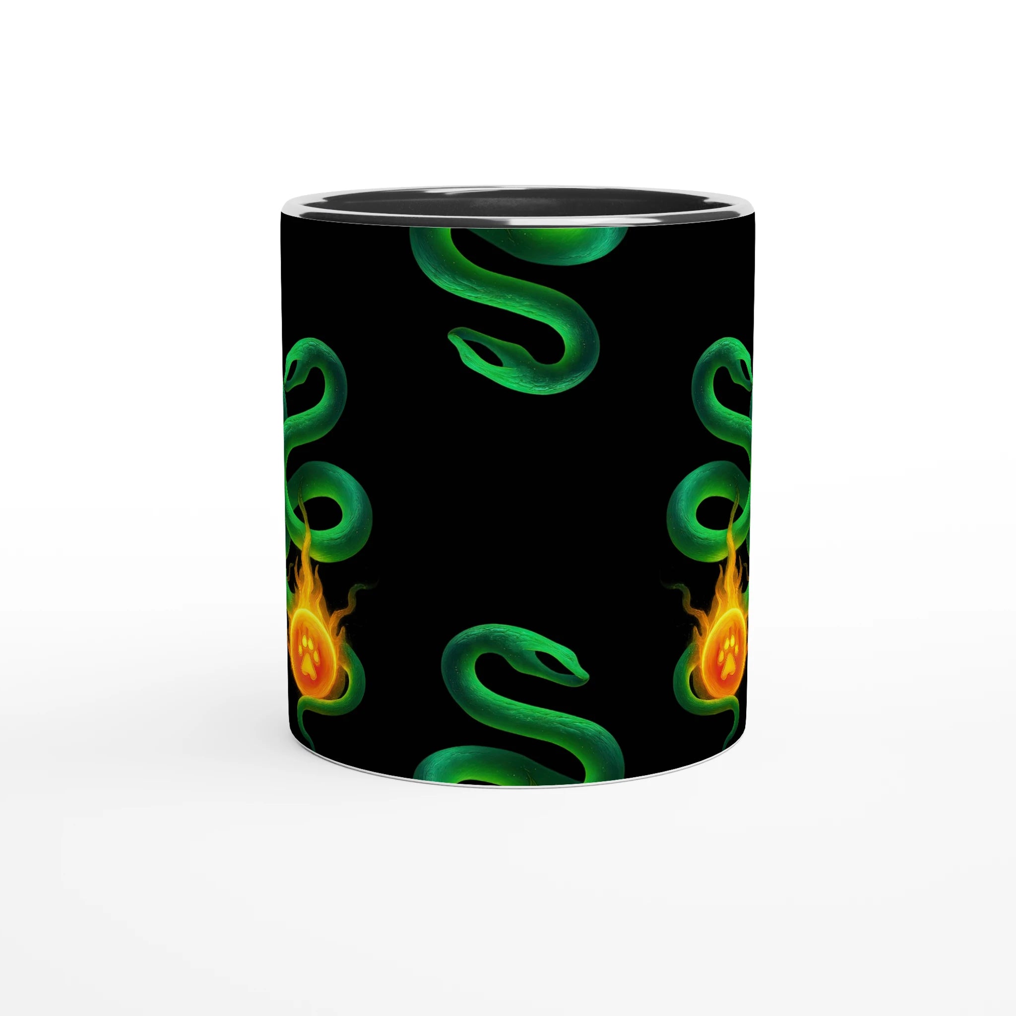 Serpent Light Ceramic Mug, view 2