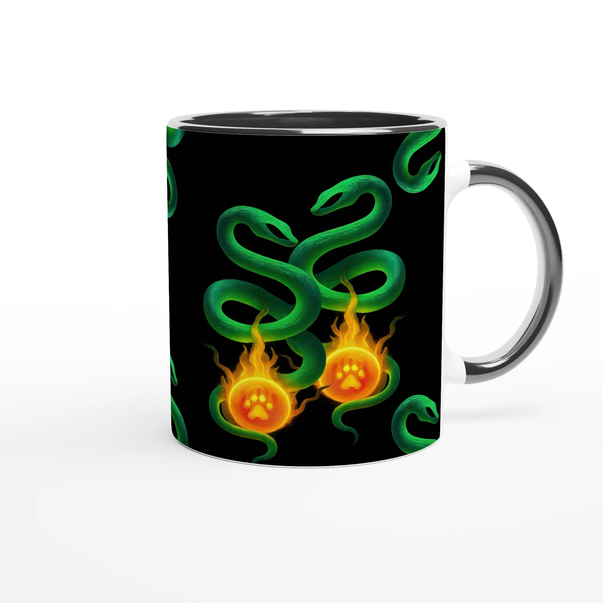 Serpent Light Ceramic Mug, view 3
