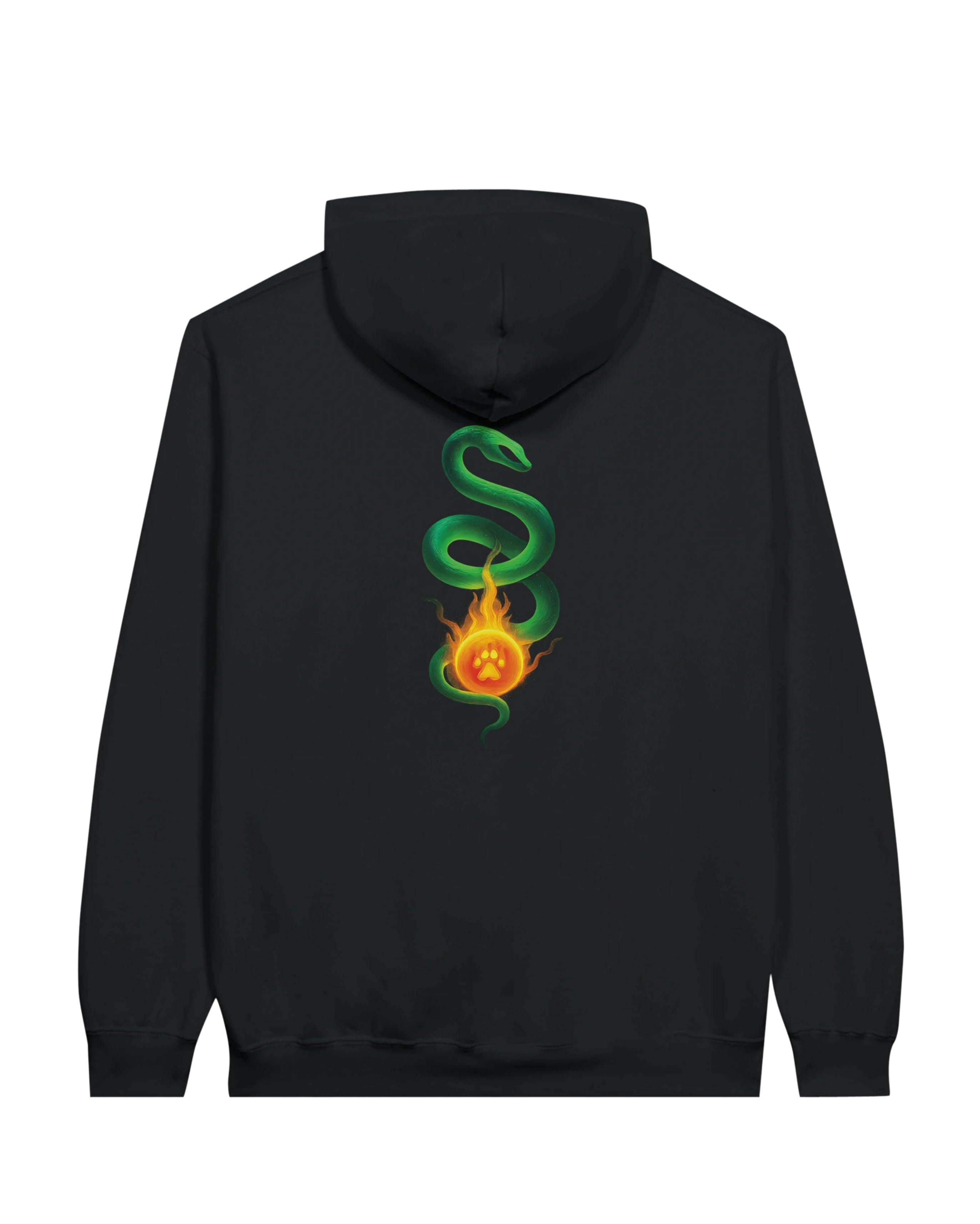 Serpent Light Hoodie, back view