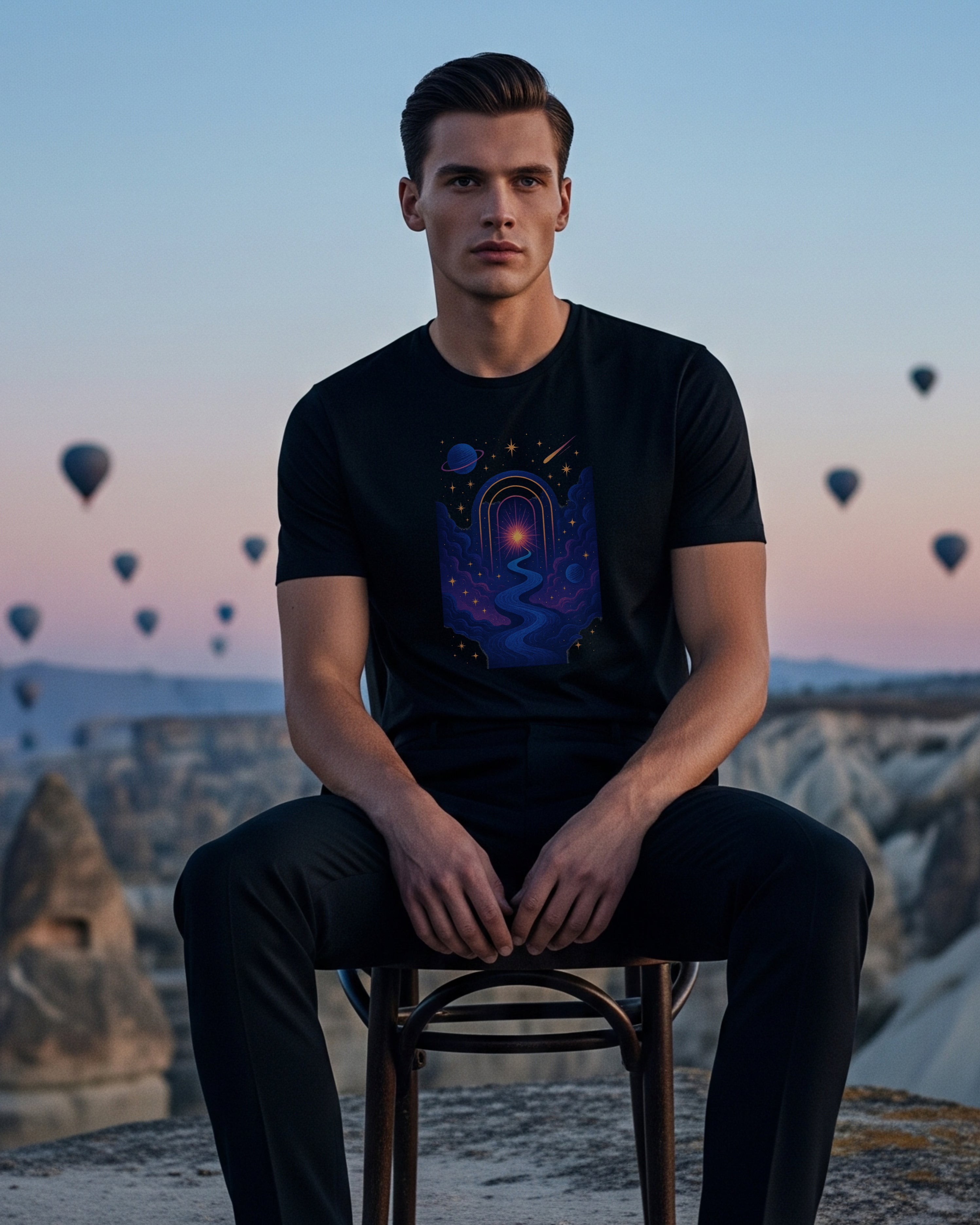 The Gate Tee, male model view
