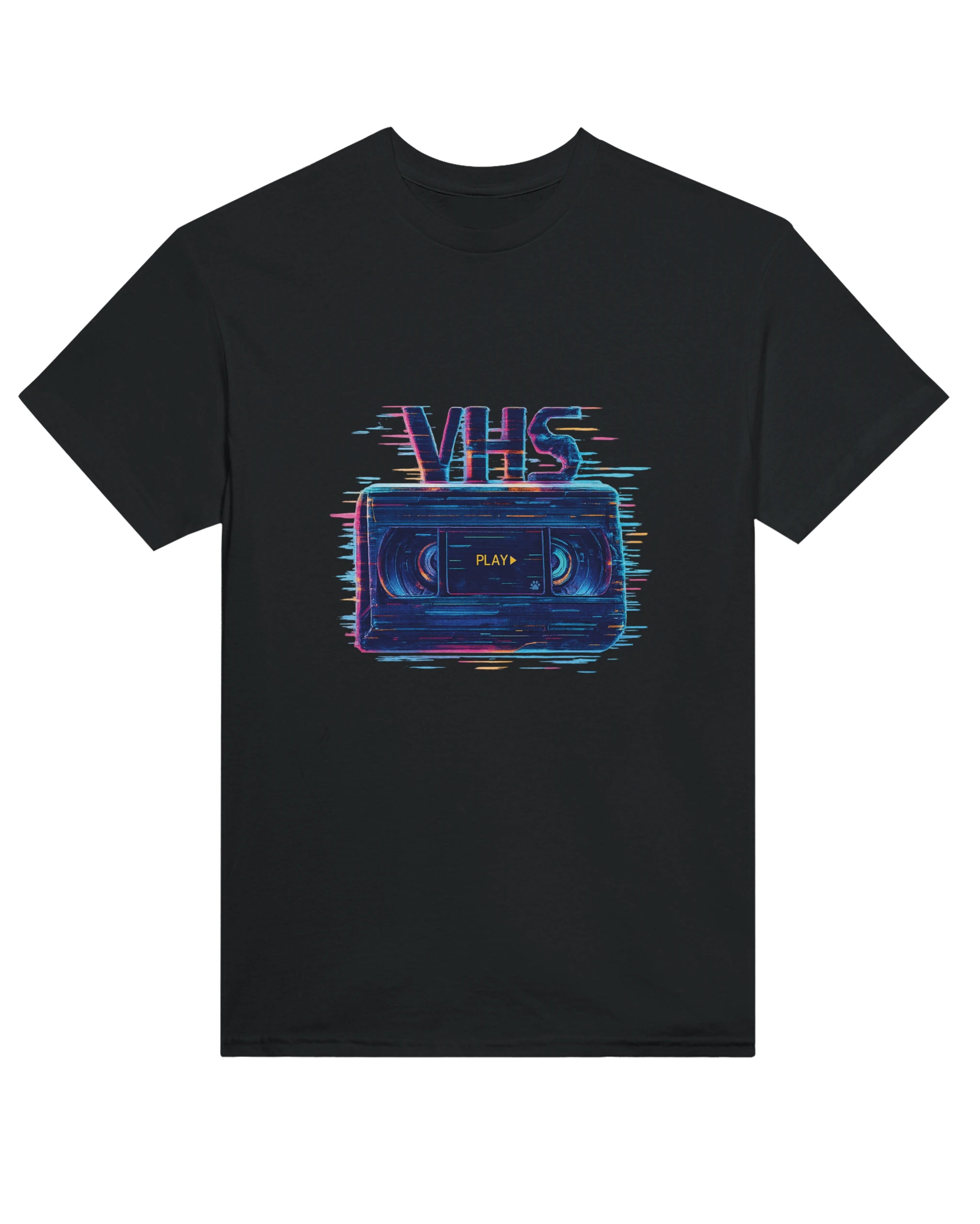 VHS Glitch Tee, front view