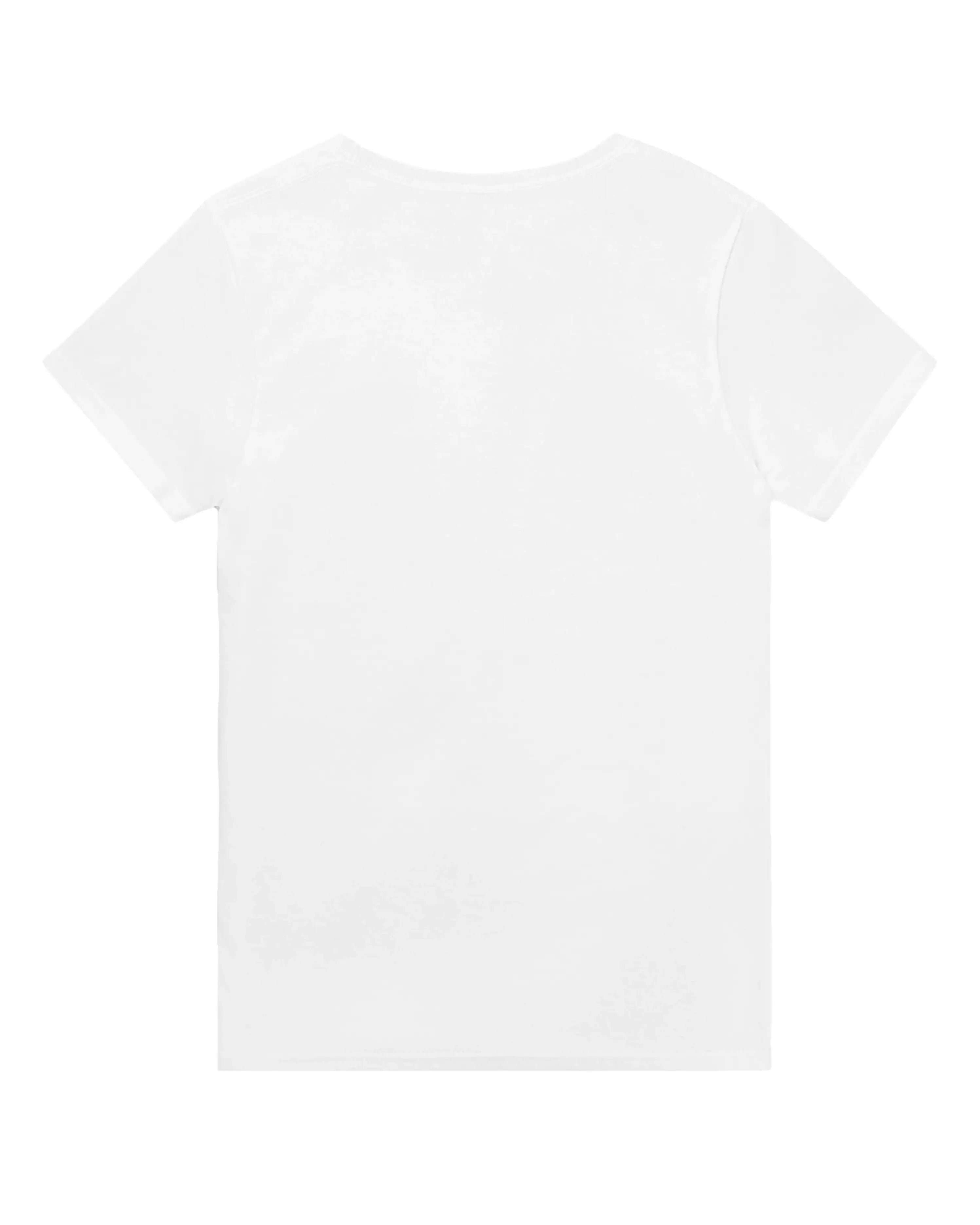 White PAW Tee, back view