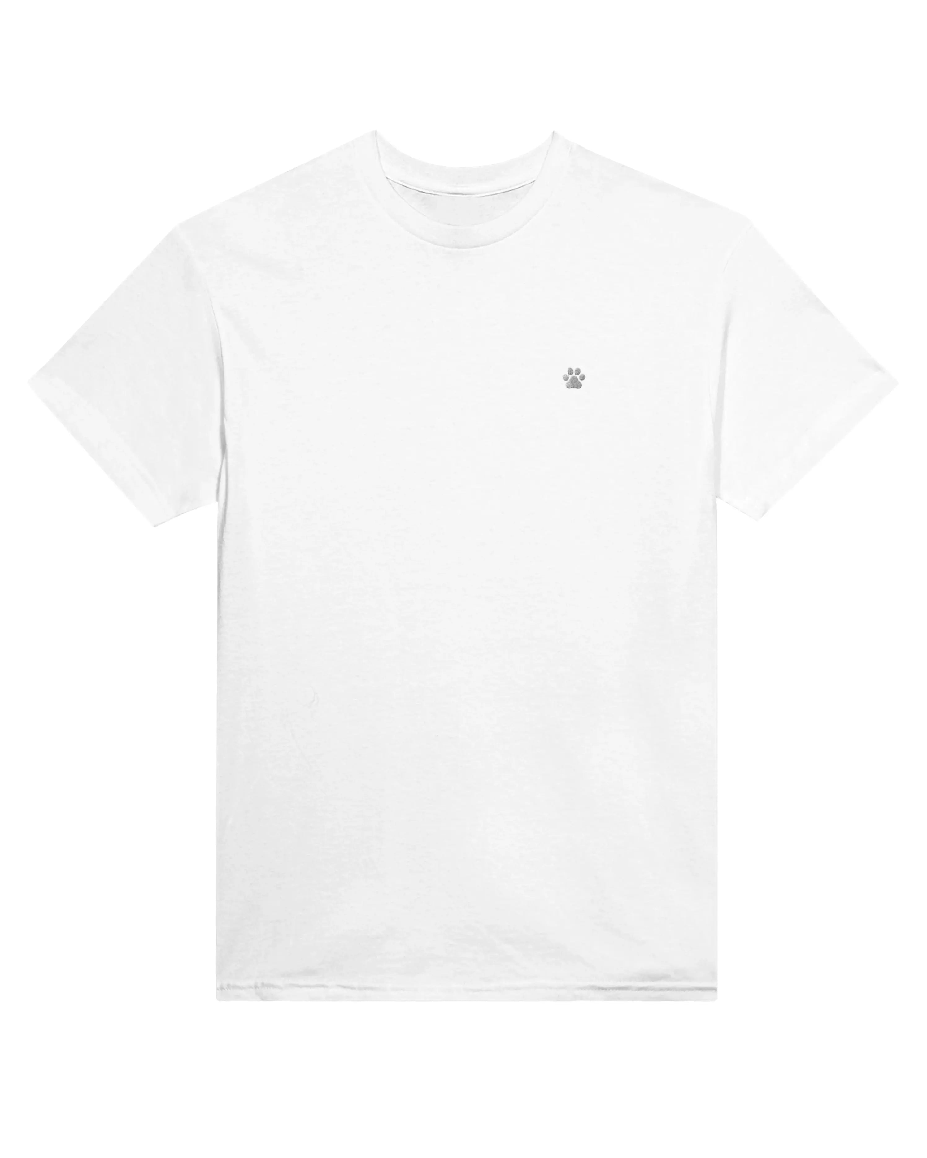 White PAW Tee, front view